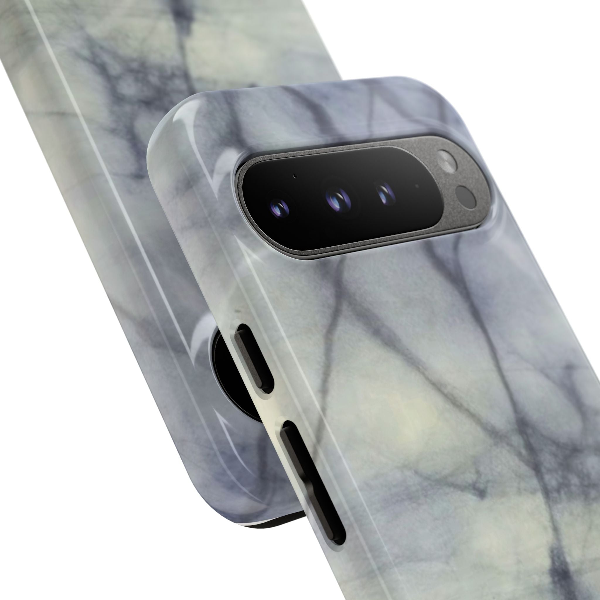Phone Case, Eye-catching White Marble Look Tough Case by Studio Blitz