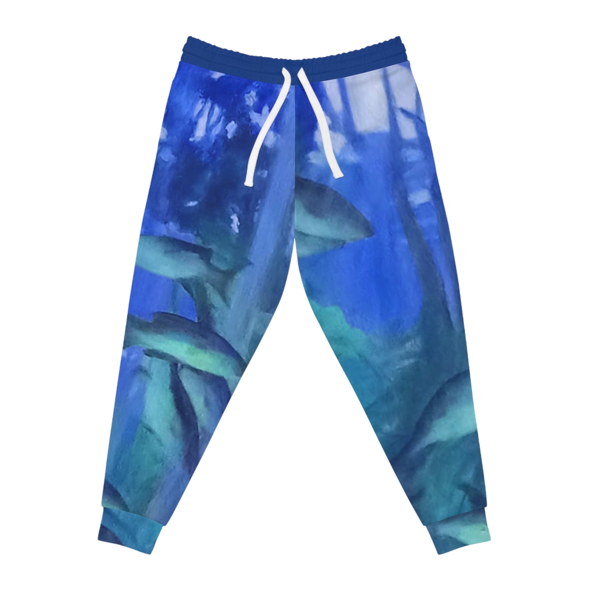 Something Fishy Going On - Athletic Joggers Art Design by Studio Blitz