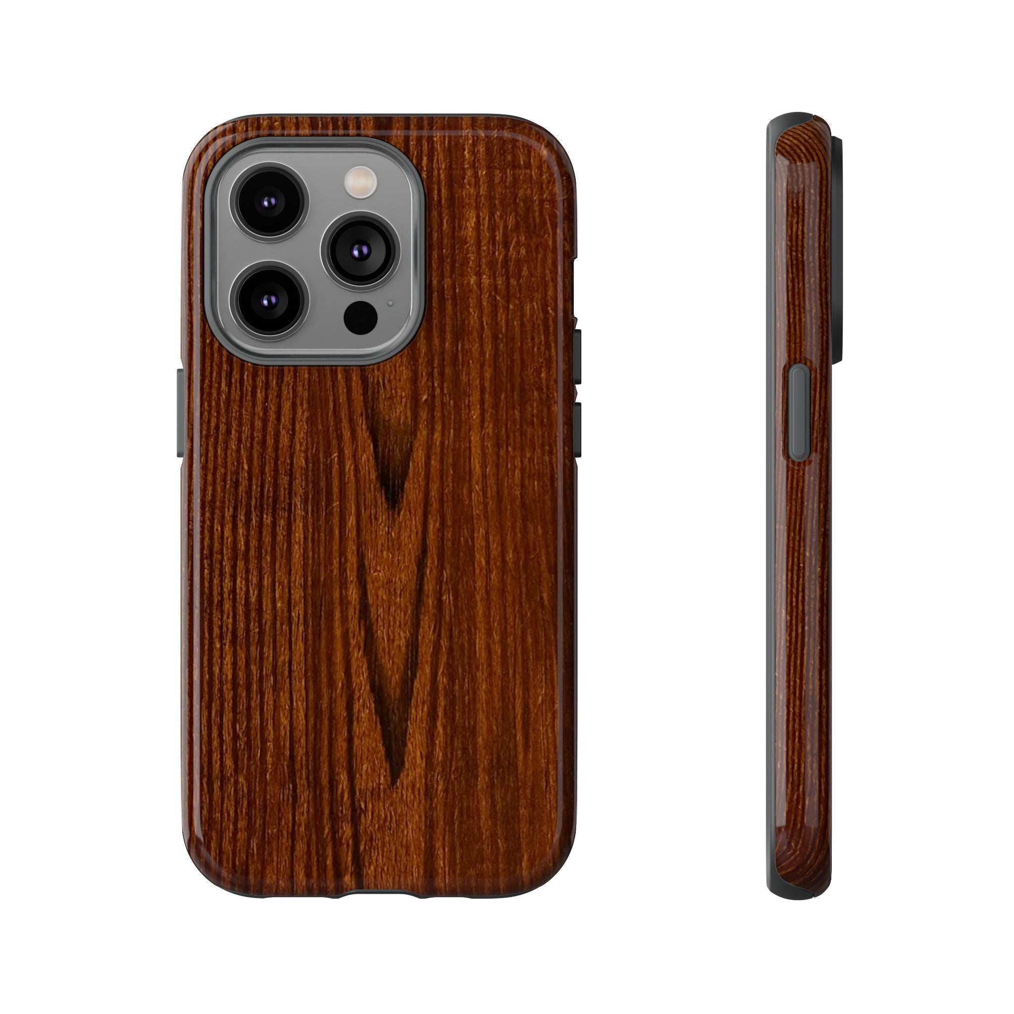 Tough Phone Case in Wooden Design by Studio Blitz