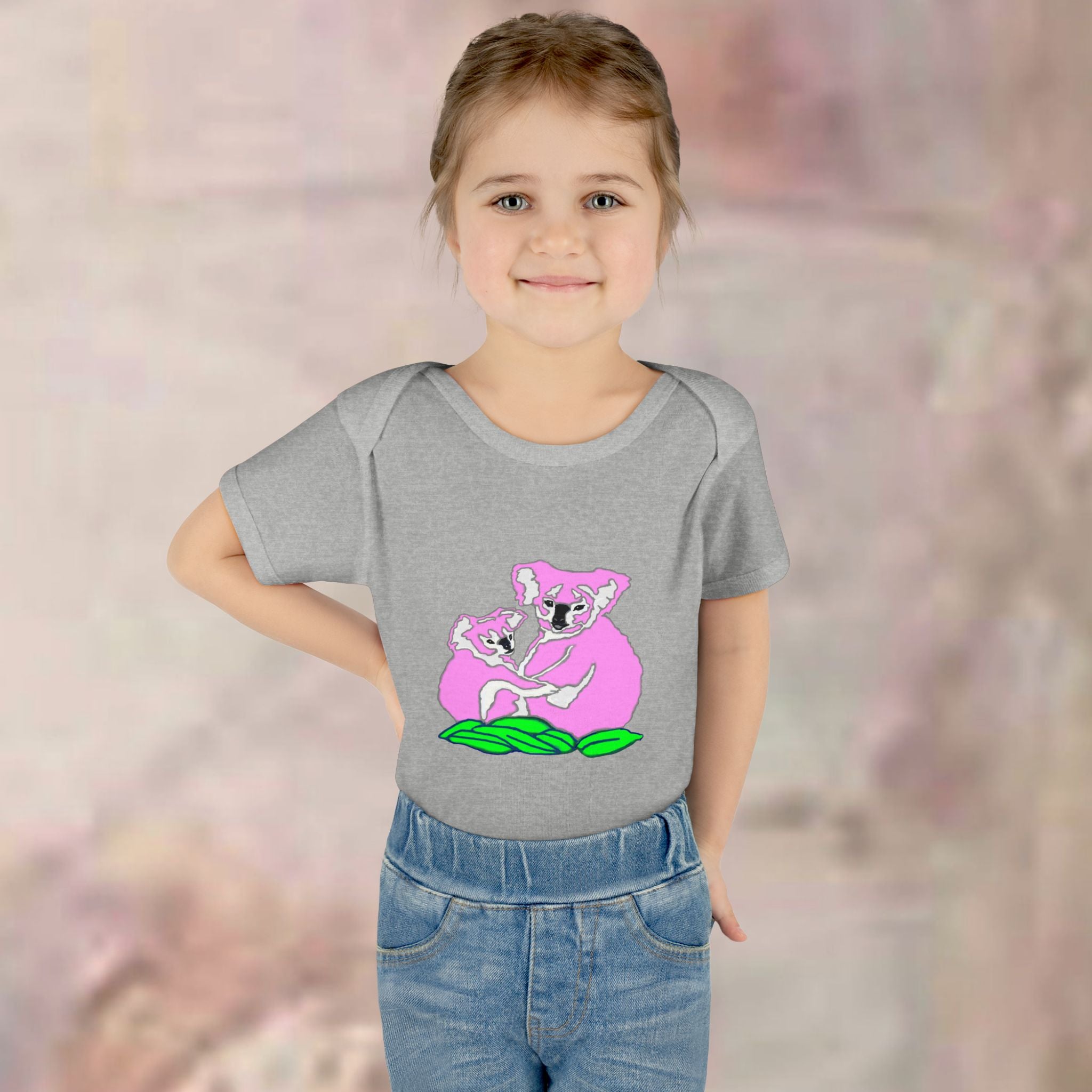 So Cute Pink Koalas designed by Studio Blitz Infant to 24 Mo. Bodysuit
