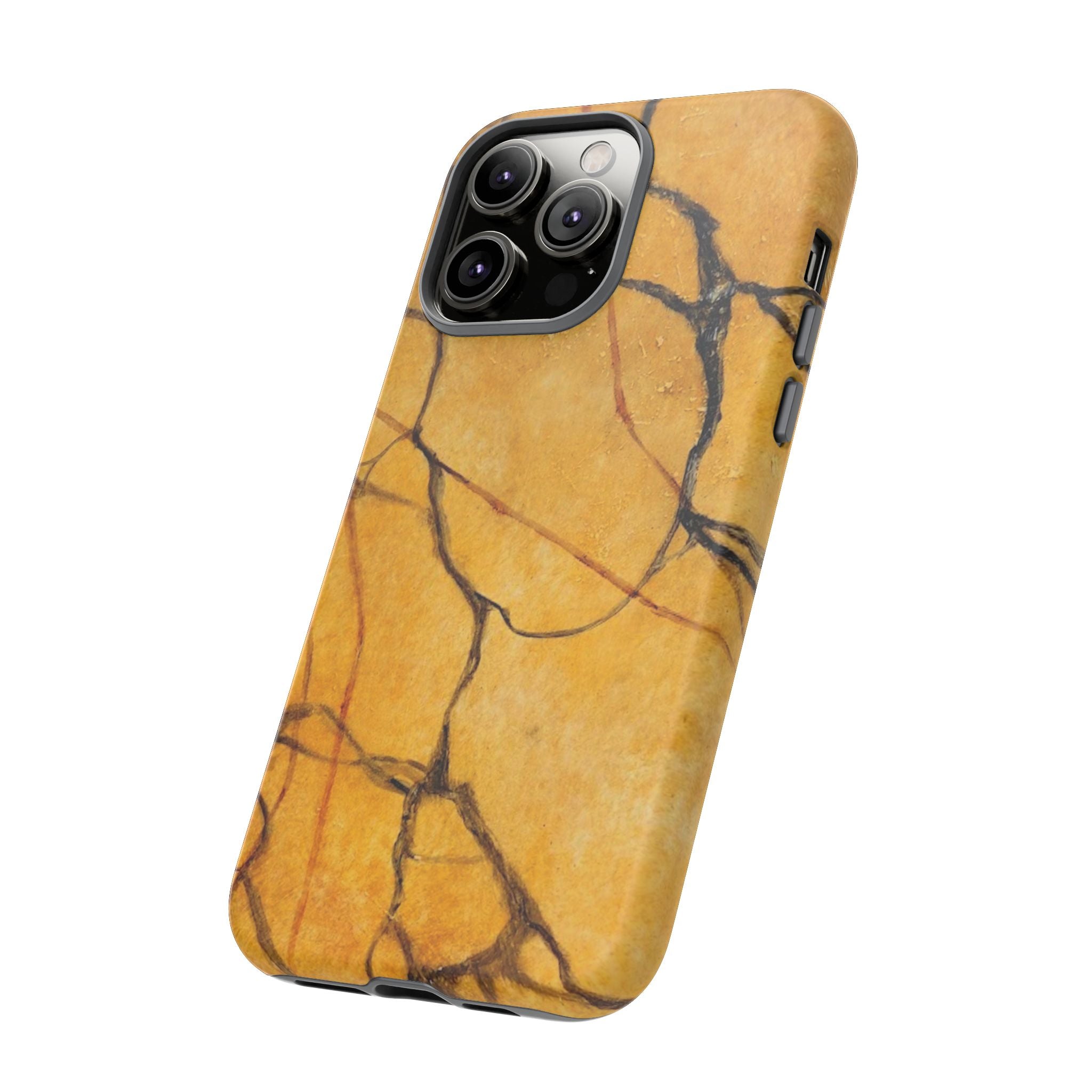Sexy Gold Marbleized Phone Cases designed by Studio Blitz
