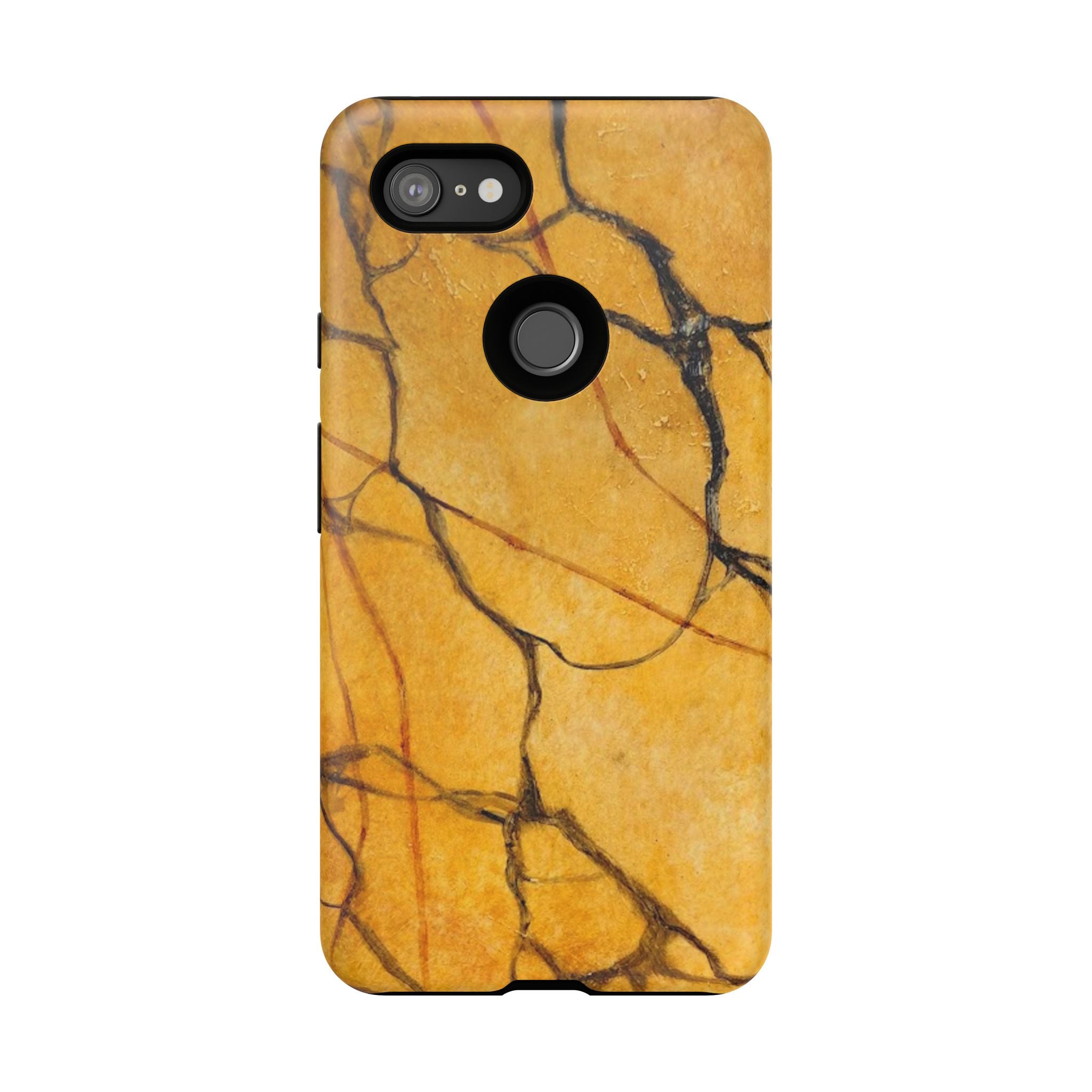 Sexy Gold Marbleized Phone Cases designed by Studio Blitz