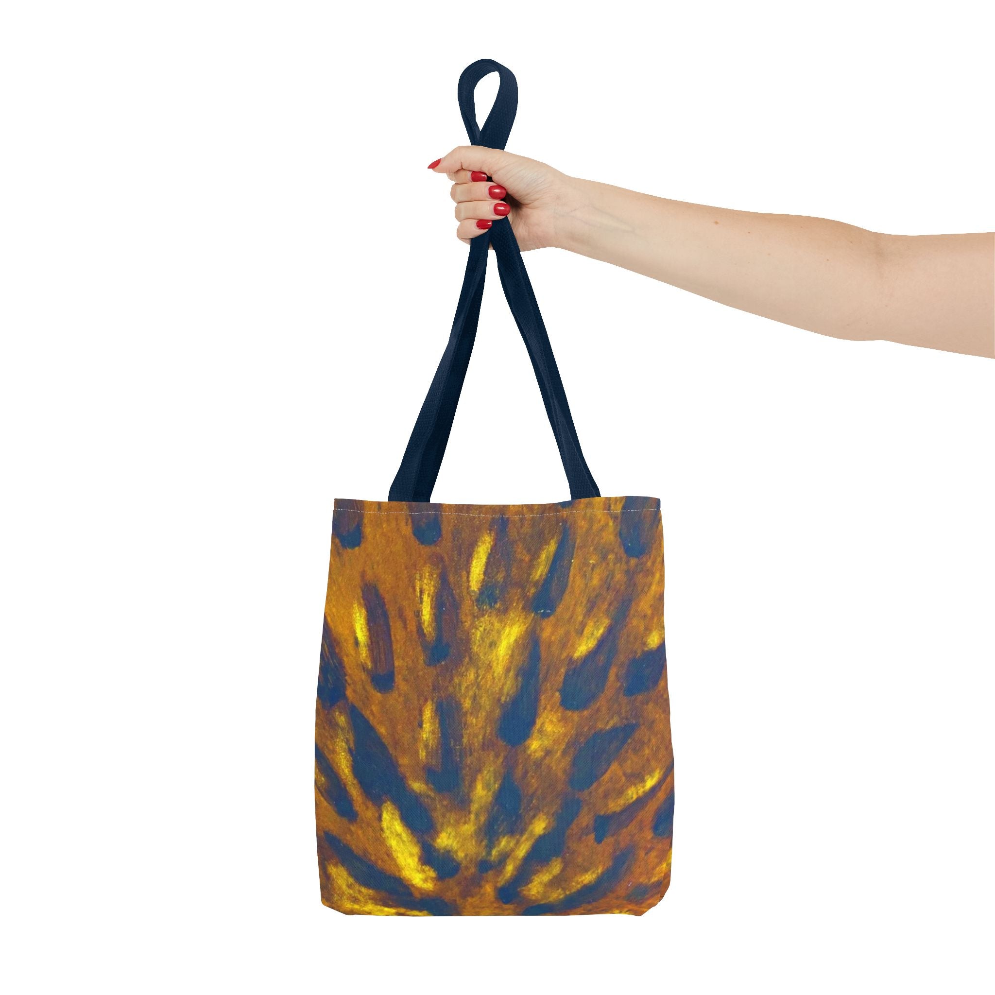 Vibrant Art Tote Bag Designed by Studio Blitz to Walk on the Wild Side for Carryall