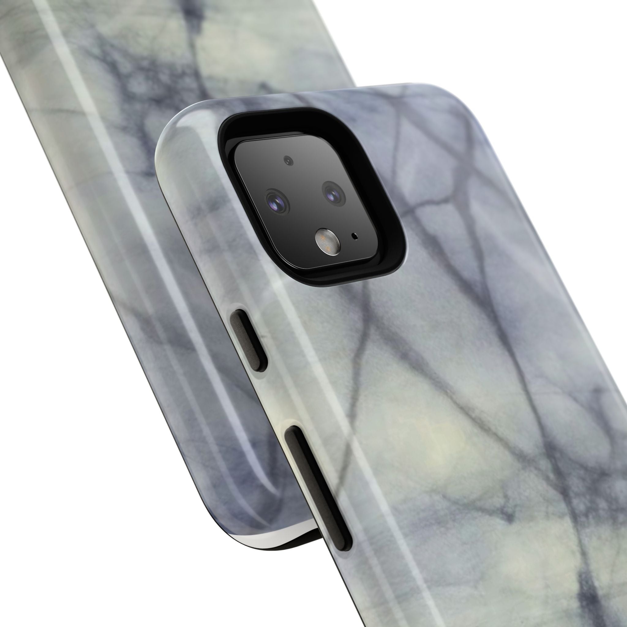 Phone Case, Eye-catching White Marble Look Tough Case by Studio Blitz