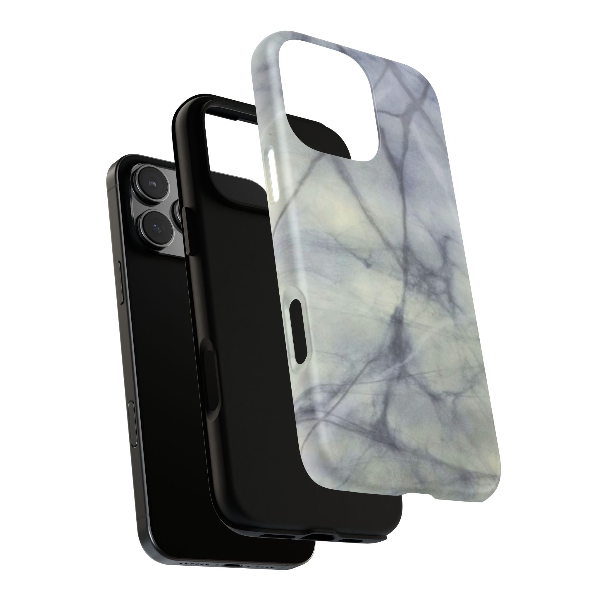 Phone Case, Eye-catching White Marble Look Tough Case by Studio Blitz