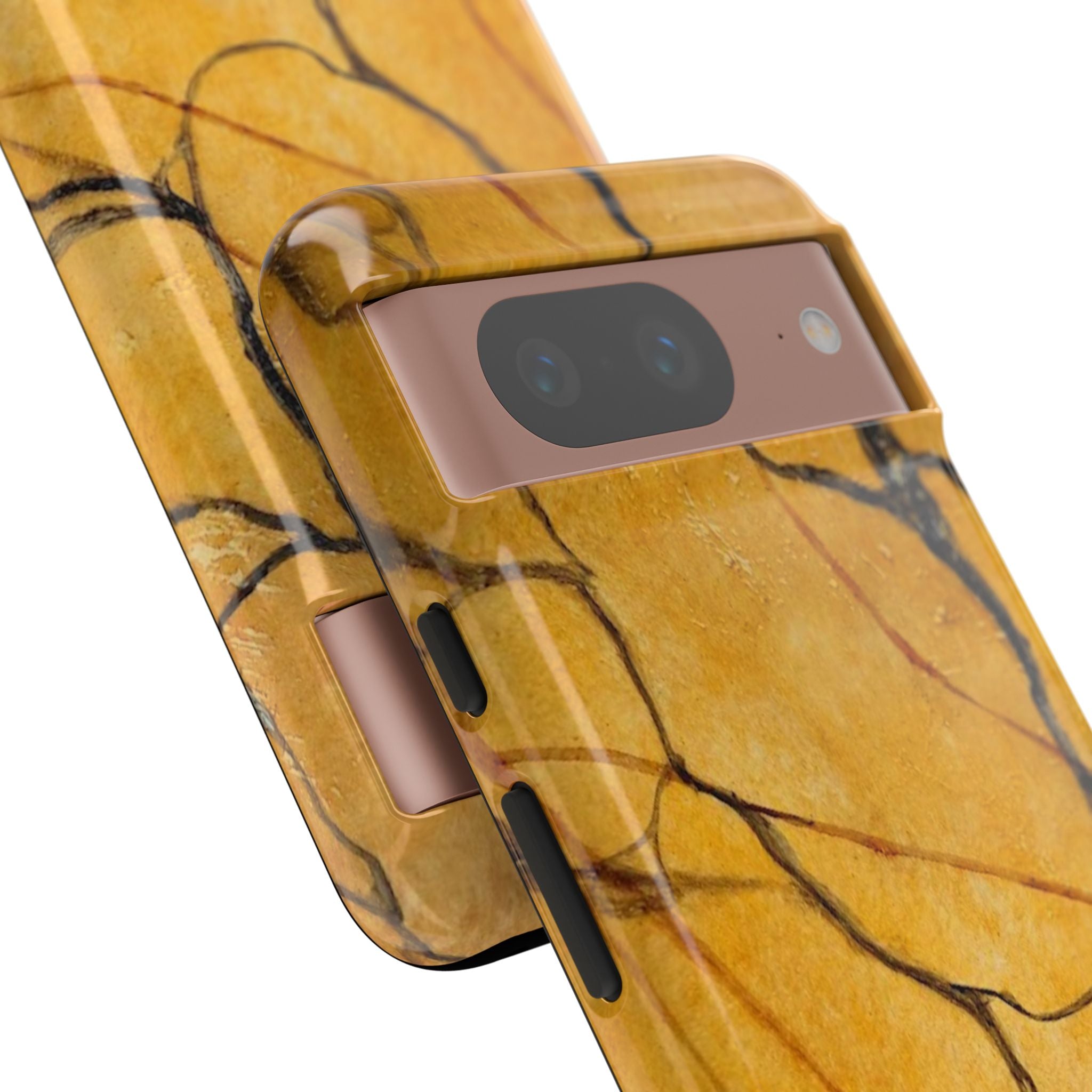 Sexy Gold Marbleized Phone Cases designed by Studio Blitz