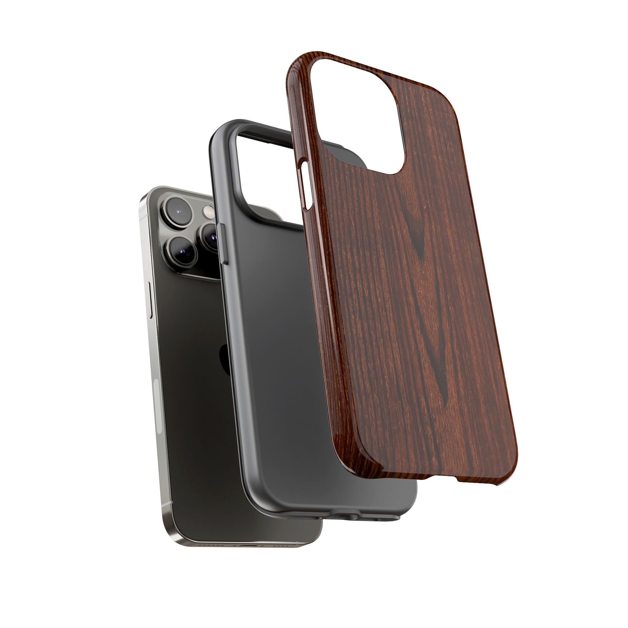 Tough Phone Case in Wooden Design by Studio Blitz