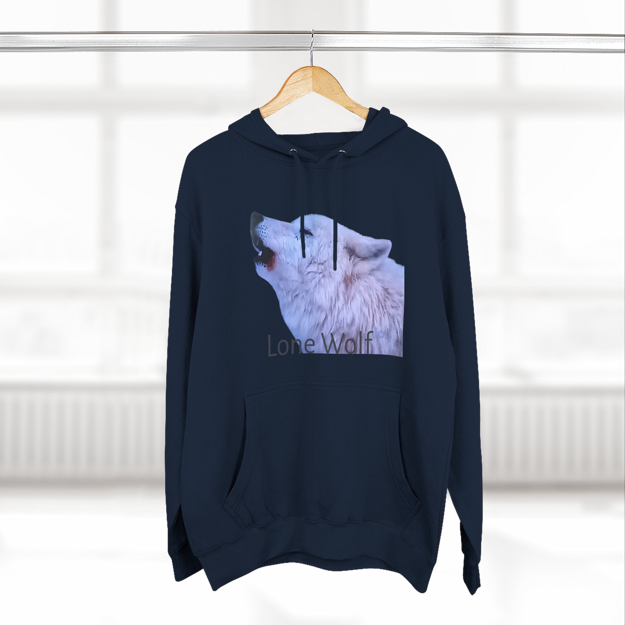 Premium Lone Wolf Hoodie by Studio Blitz