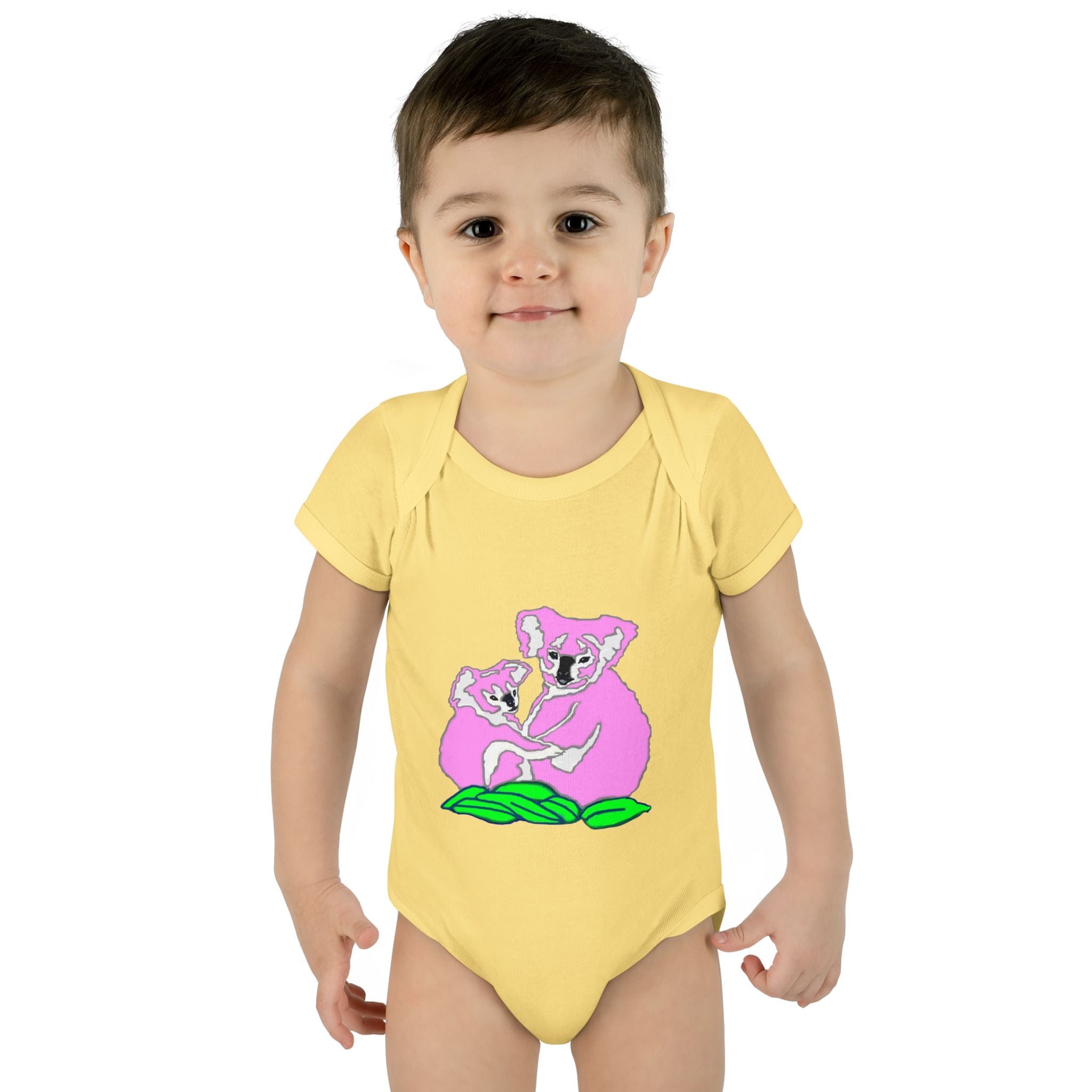 So Cute Pink Koalas designed by Studio Blitz Infant to 24 Mo. Bodysuit