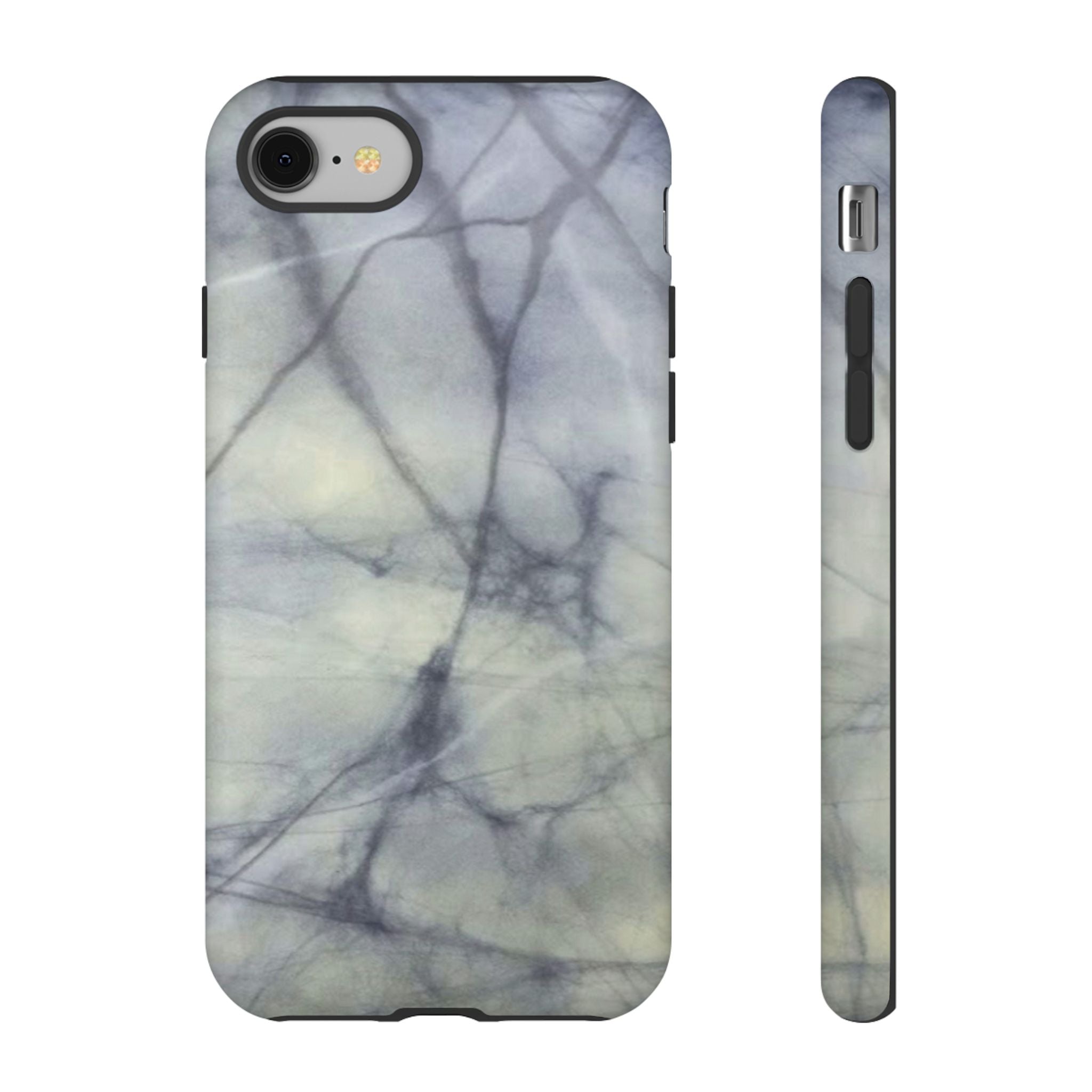 Phone Case, Eye-catching White Marble Look Tough Case by Studio Blitz