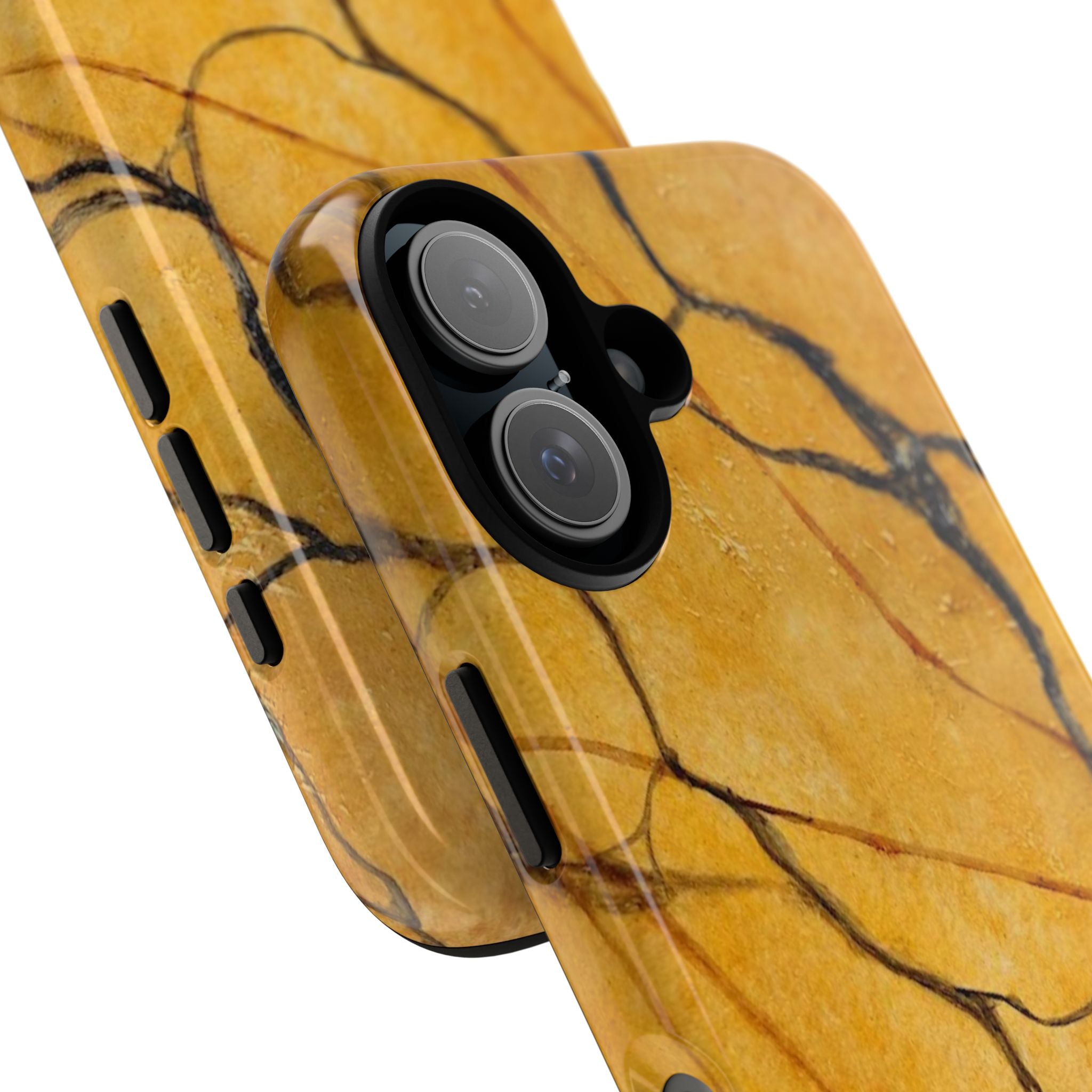 Sexy Gold Marbleized Phone Cases designed by Studio Blitz