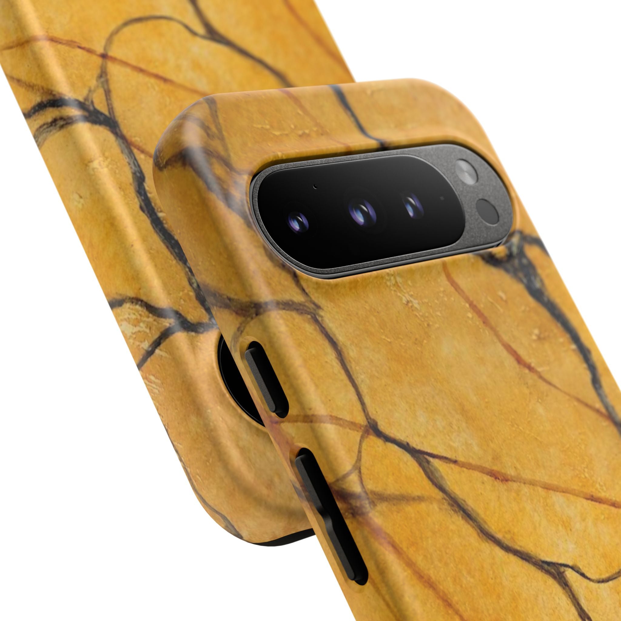 Sexy Gold Marbleized Phone Cases designed by Studio Blitz