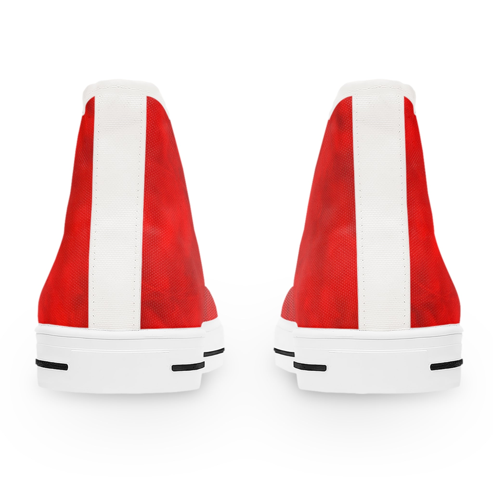 High Top Sneakers - Trendy Red Art Design by Studio Blitz