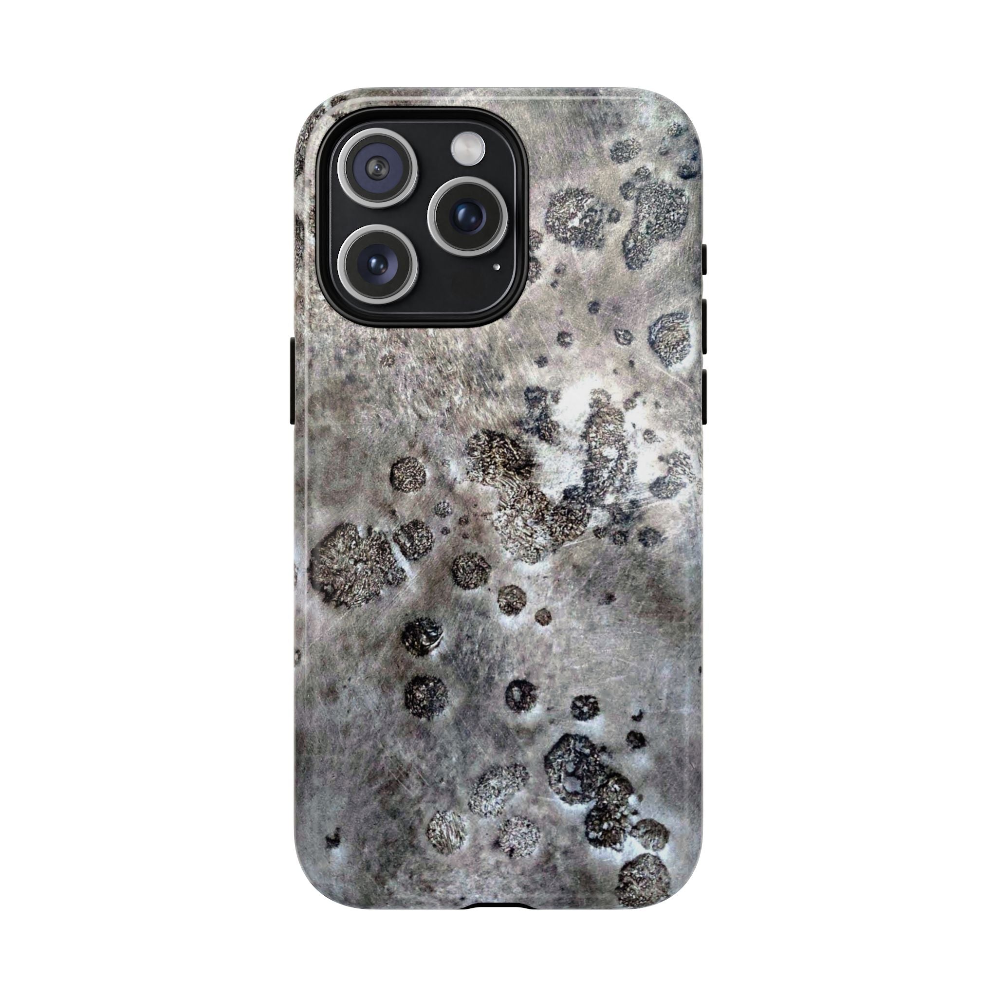 Tough Magnetic Phone Case with Moon Rock Art Design by Studio Blitz
