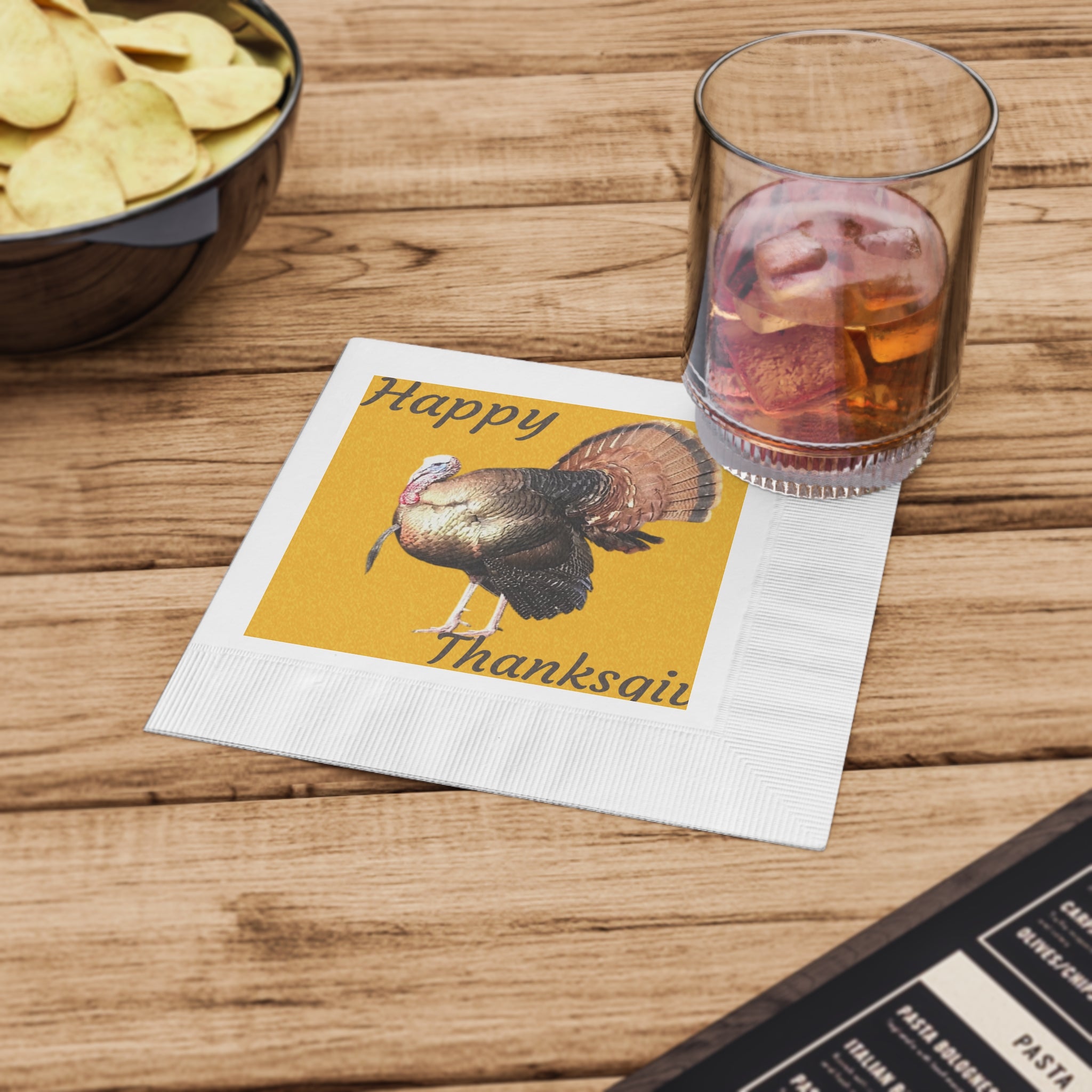 Napkins for a Festive Thanksgiving  by Studio Blitz