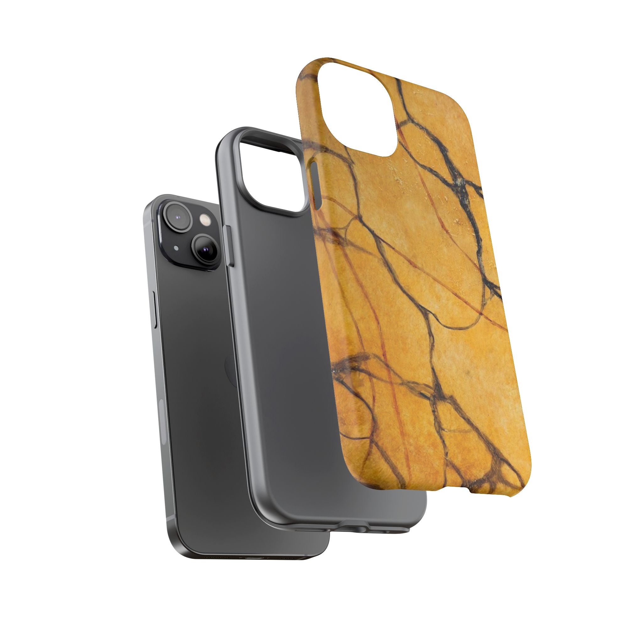 Sexy Gold Marbleized Phone Cases designed by Studio Blitz