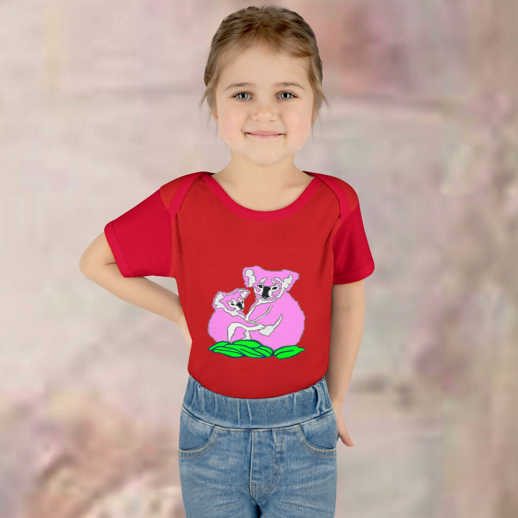 So Cute Pink Koalas designed by Studio Blitz Infant to 24 Mo. Bodysuit