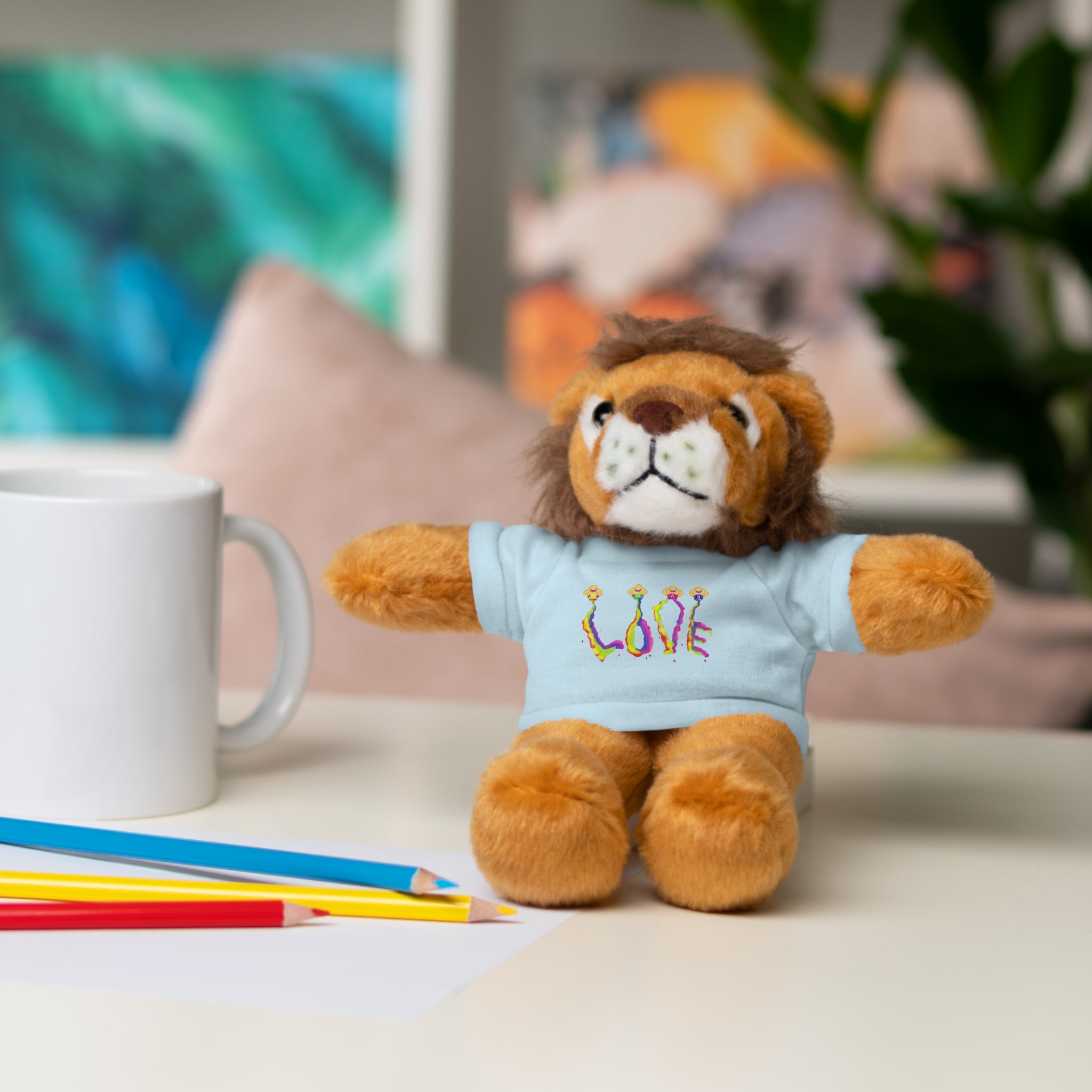 Loveable Stuffed Animals with a Love Tee by Studio Blitz