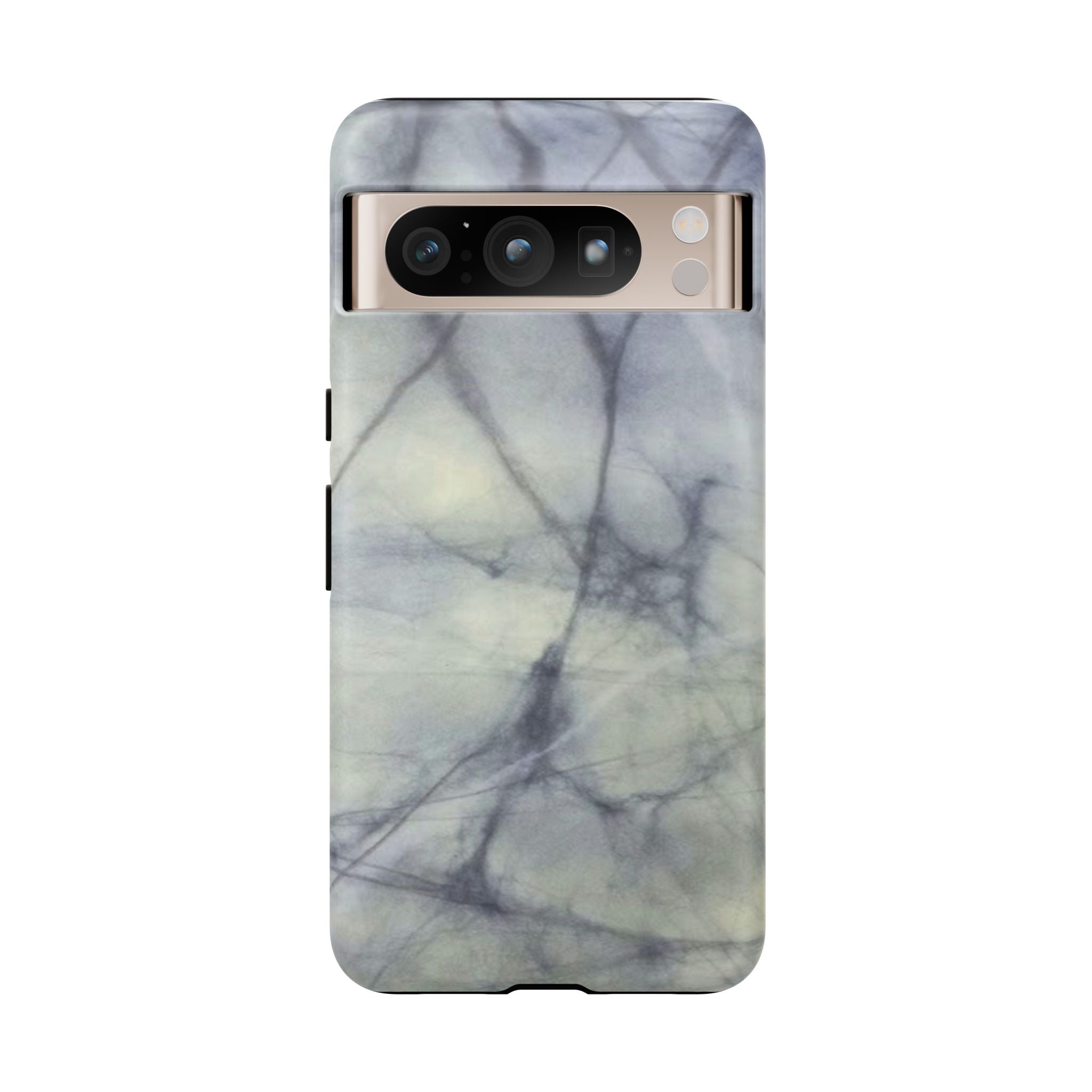 Phone Case, Eye-catching White Marble Look Tough Case by Studio Blitz