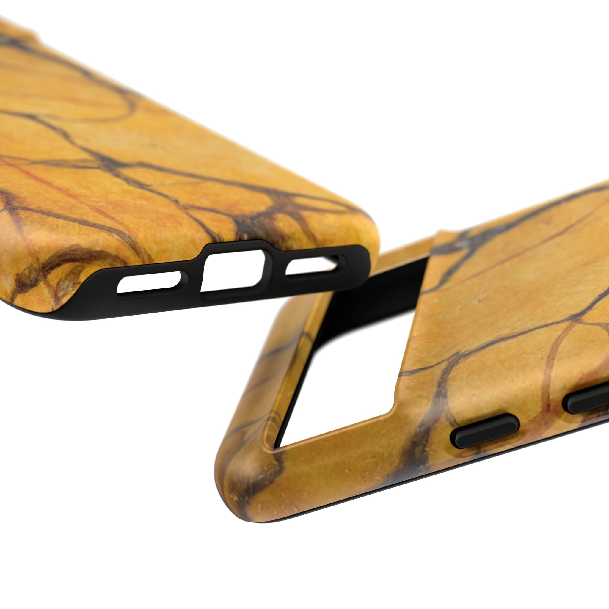 Sexy Gold Marbleized Phone Cases designed by Studio Blitz
