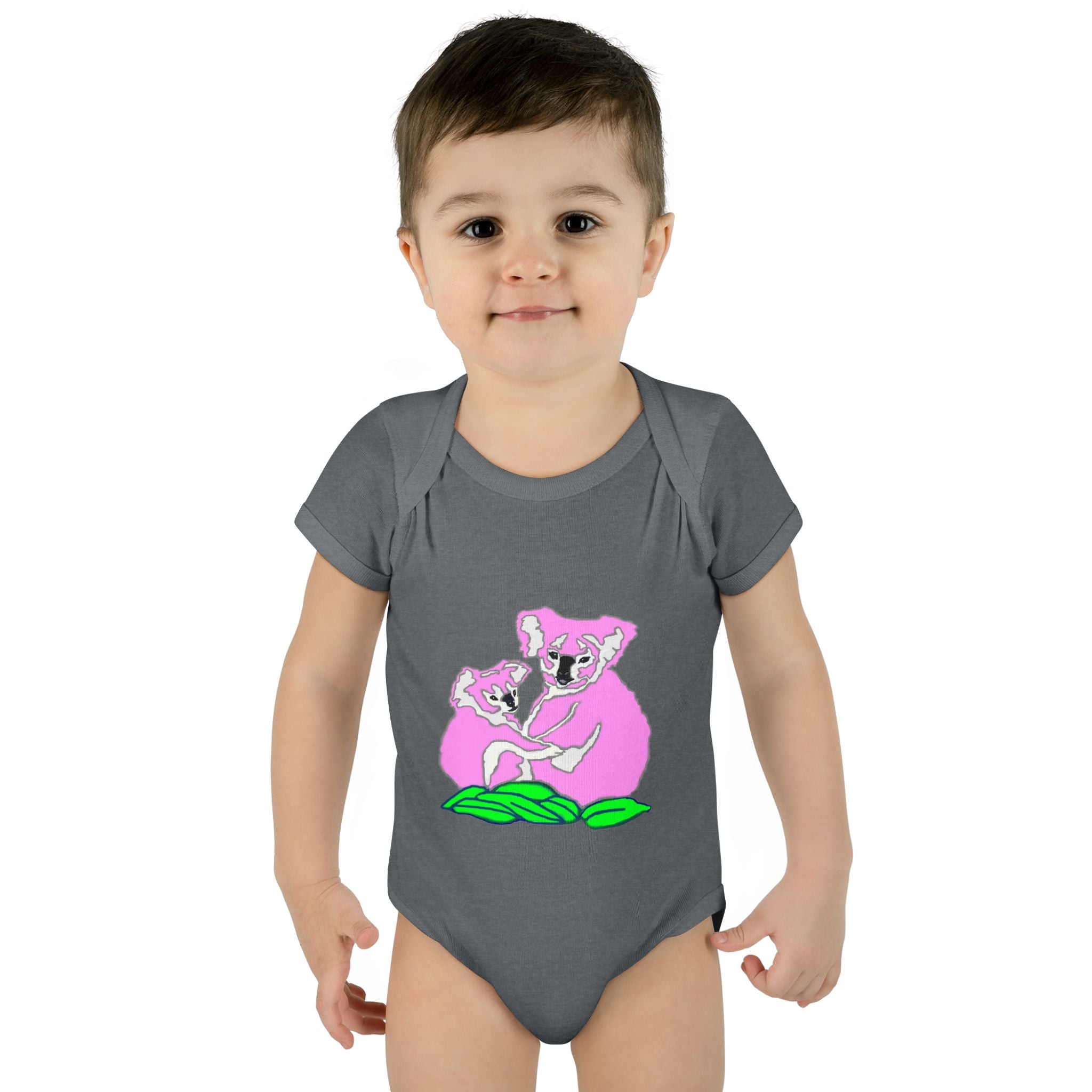 So Cute Pink Koalas designed by Studio Blitz Infant to 24 Mo. Bodysuit