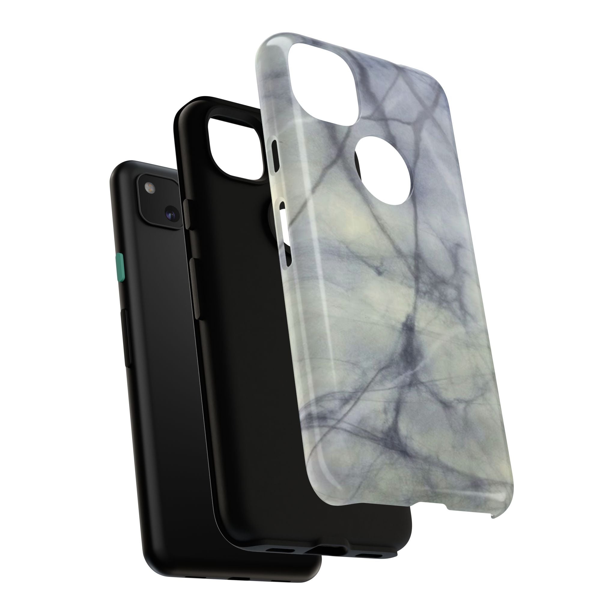 Phone Case, Eye-catching White Marble Look Tough Case by Studio Blitz
