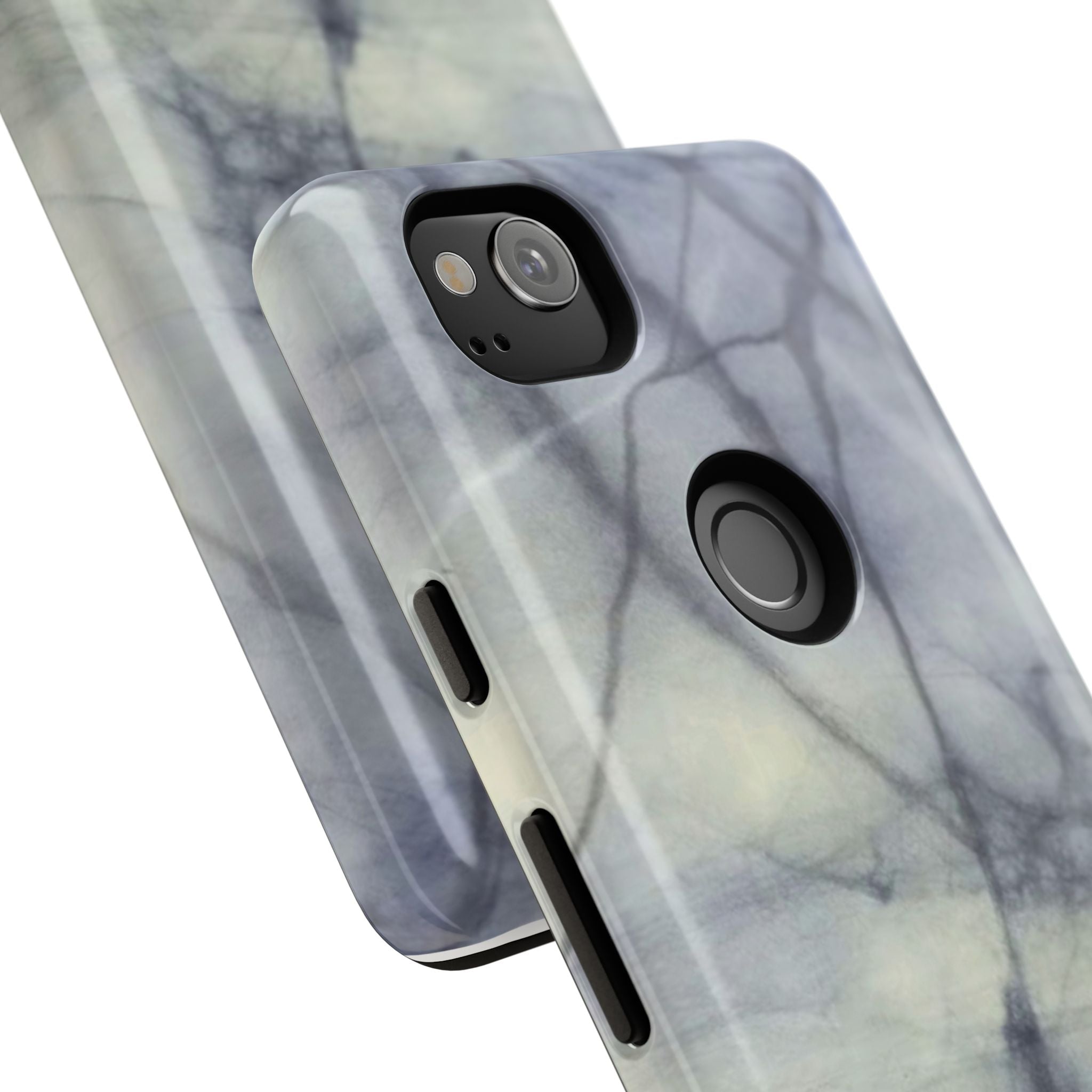 Phone Case, Eye-catching White Marble Look Tough Case by Studio Blitz
