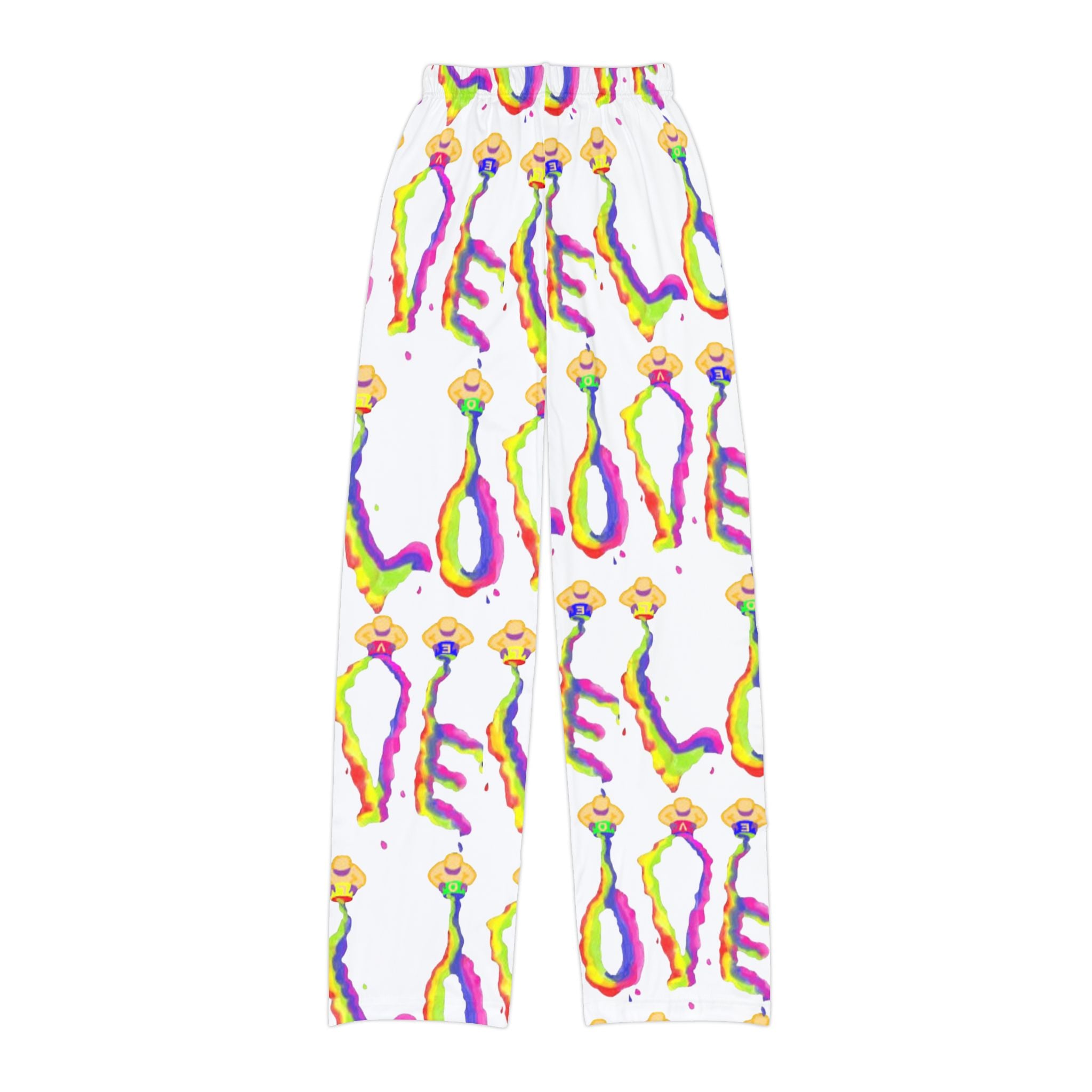 Kidz Colorful LOVE Pajama Pants - Art Painted by Studio Blitz