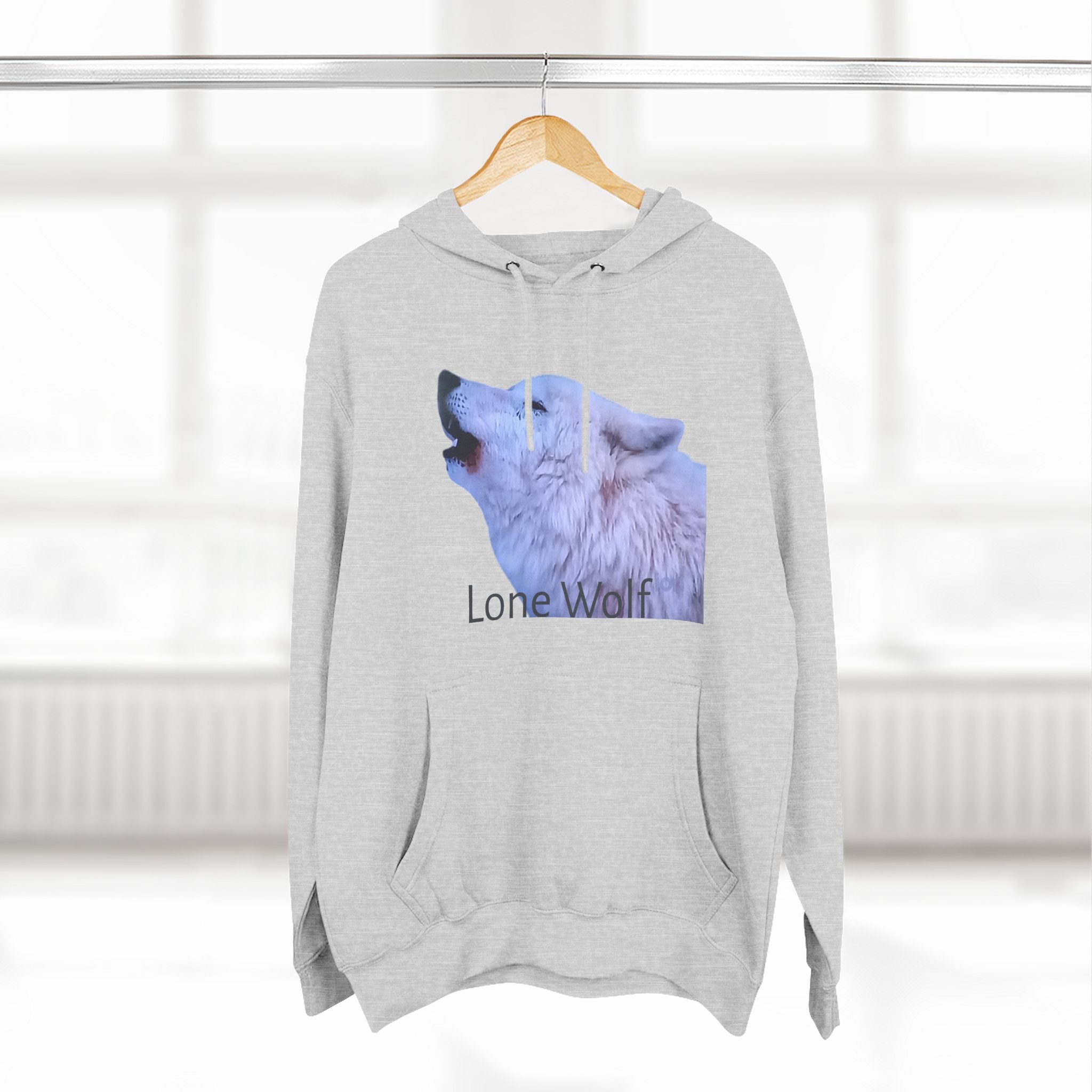 Premium Lone Wolf Hoodie by Studio Blitz