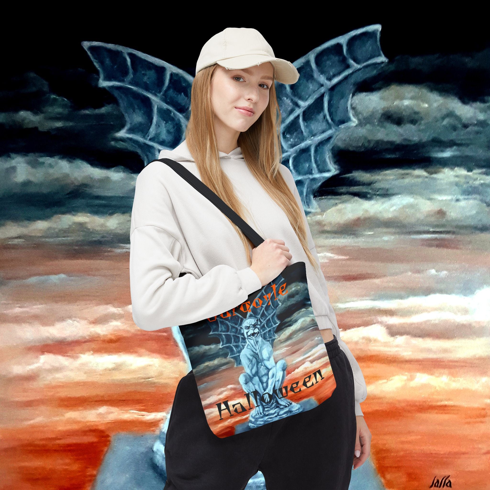 Halloween Gargoyle Tote/Trick or Treat Bag