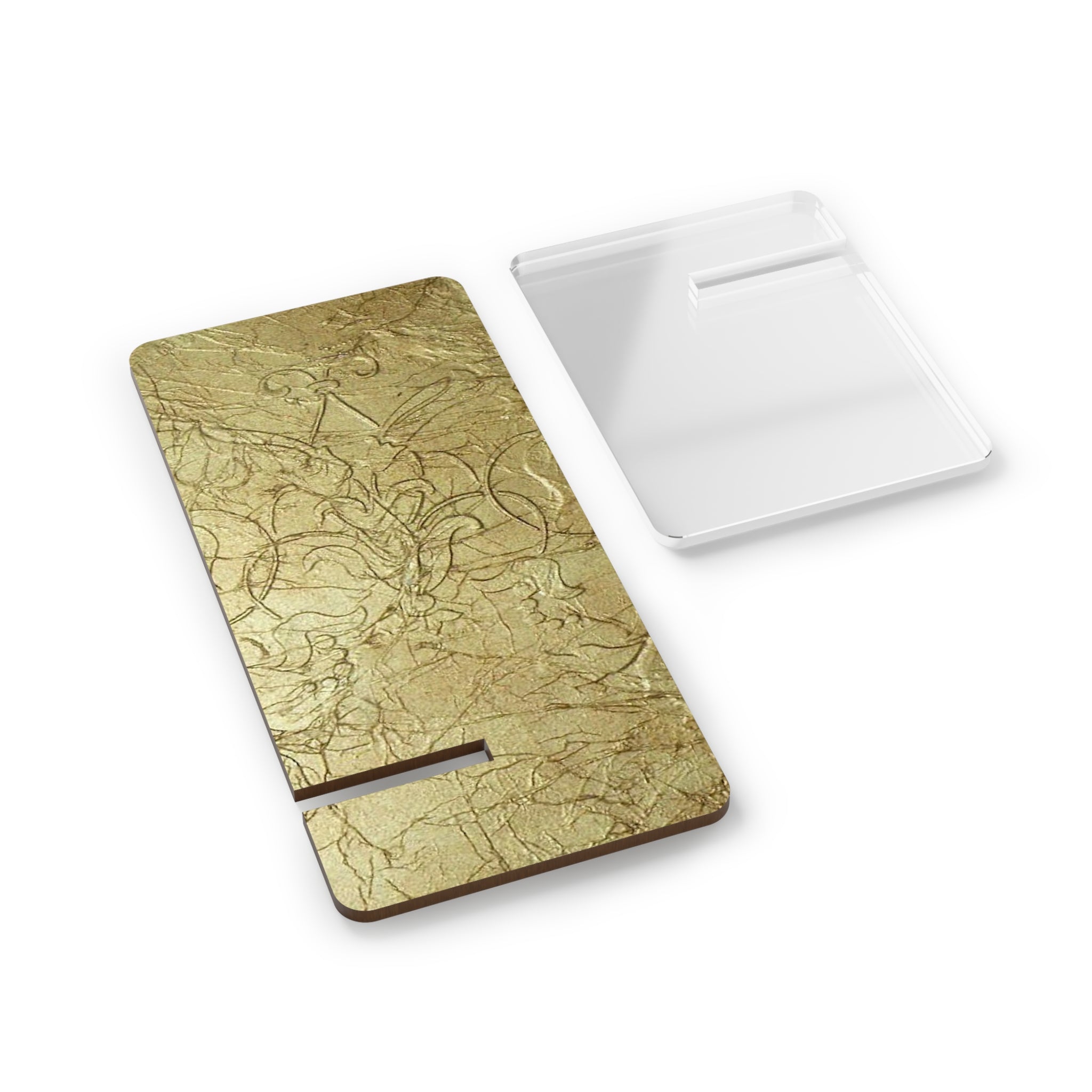 Gold Scroll Art Design Smartphone Stand