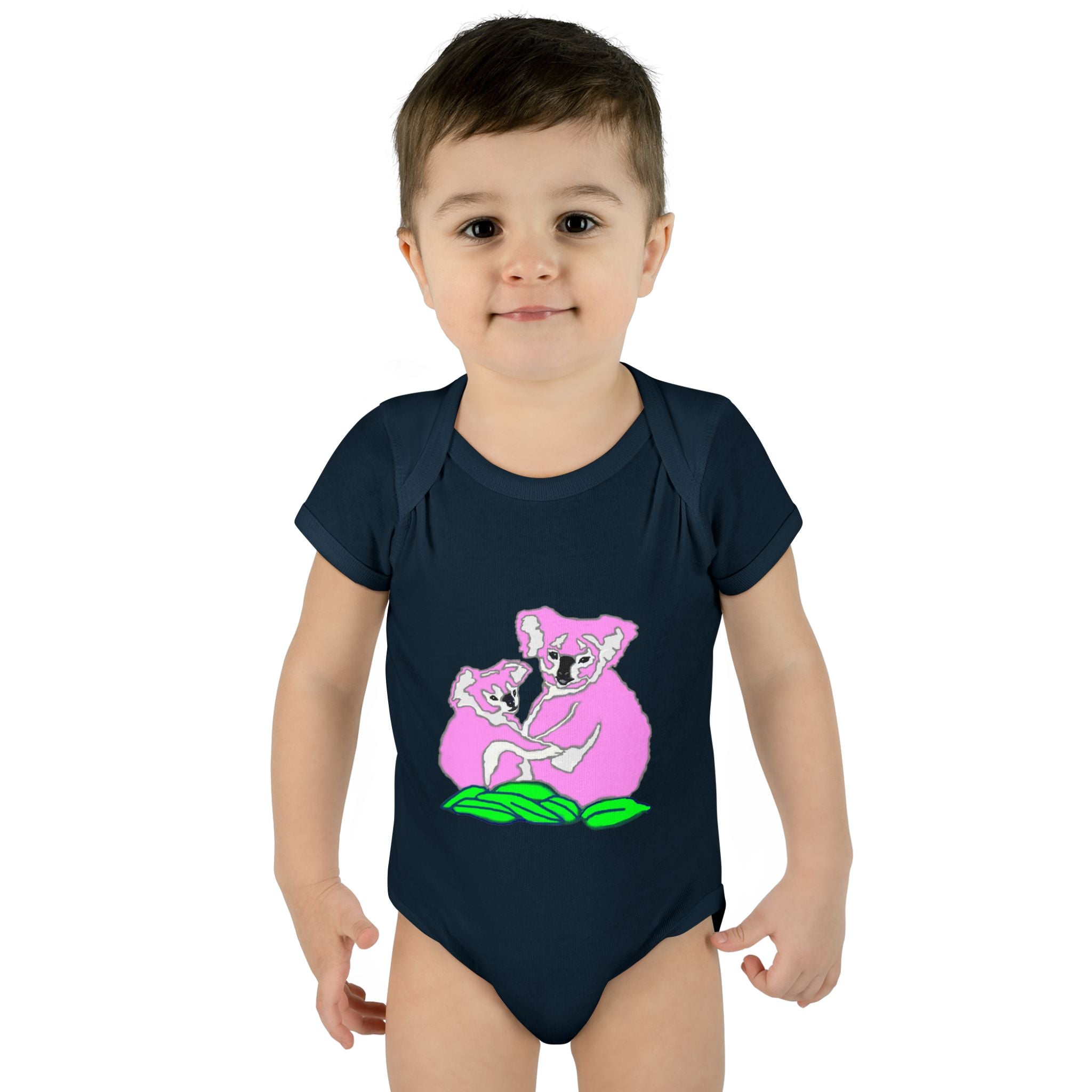 So Cute Pink Koalas designed by Studio Blitz Infant to 24 Mo. Bodysuit