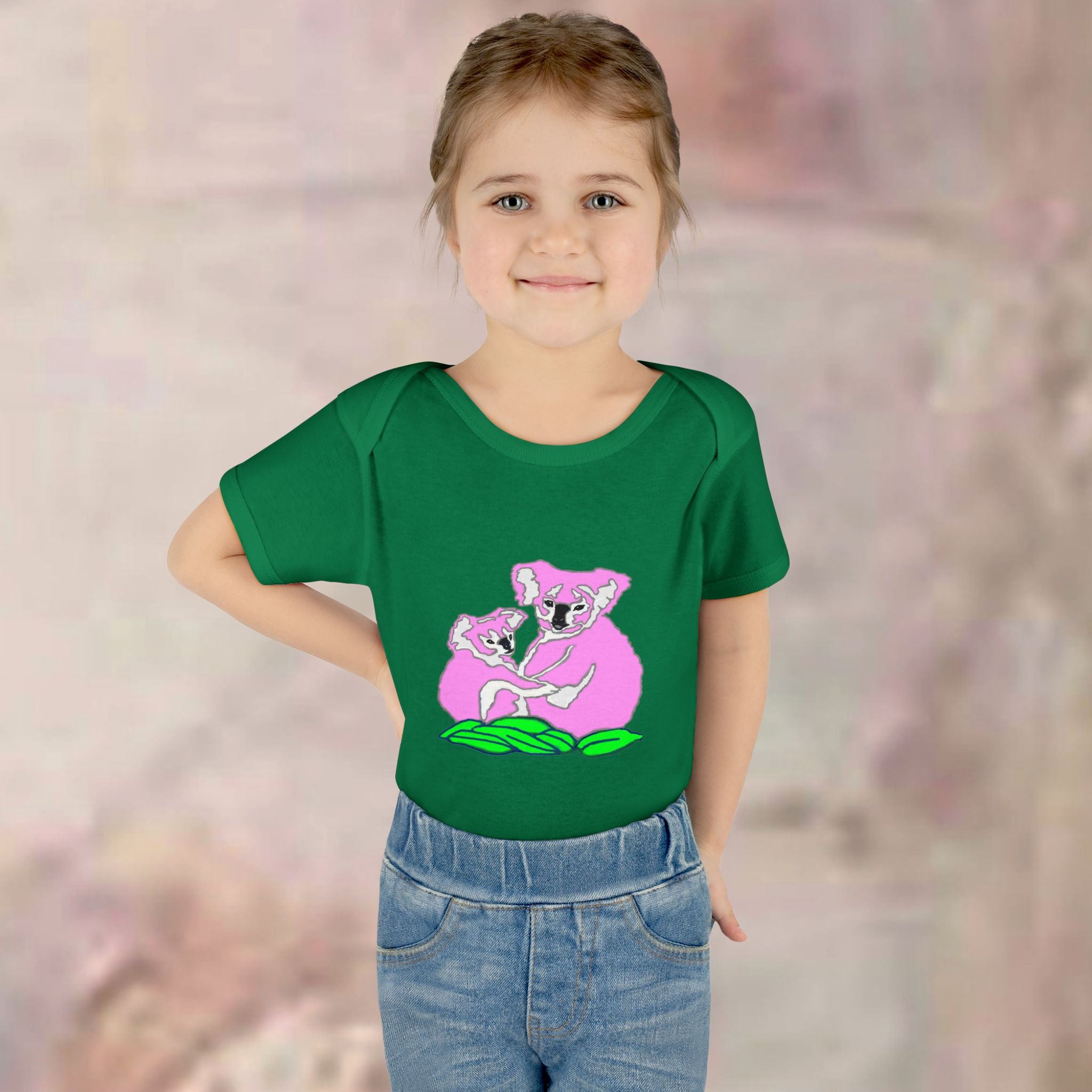 So Cute Pink Koalas designed by Studio Blitz Infant to 24 Mo. Bodysuit