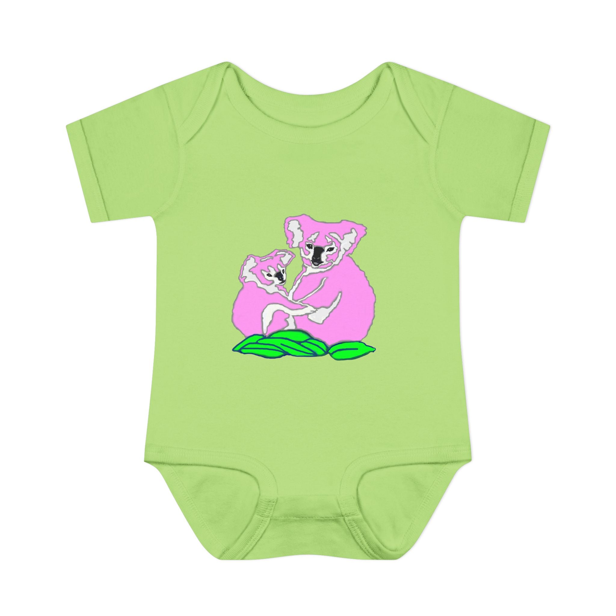 So Cute Pink Koalas designed by Studio Blitz Infant to 24 Mo. Bodysuit