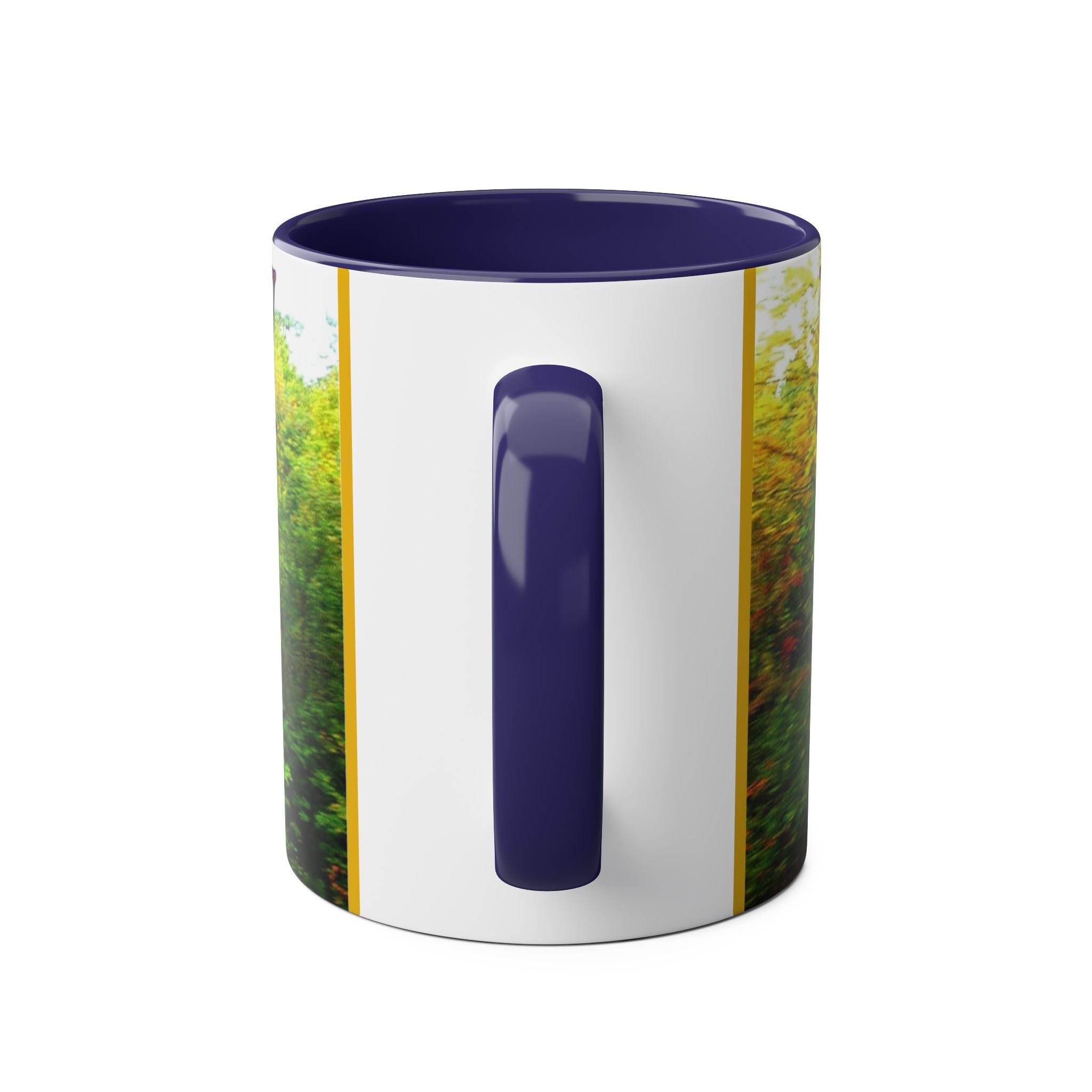 Autumn Vibes Two-Tone Coffee Mug, 11oz - Studio Blitz Design