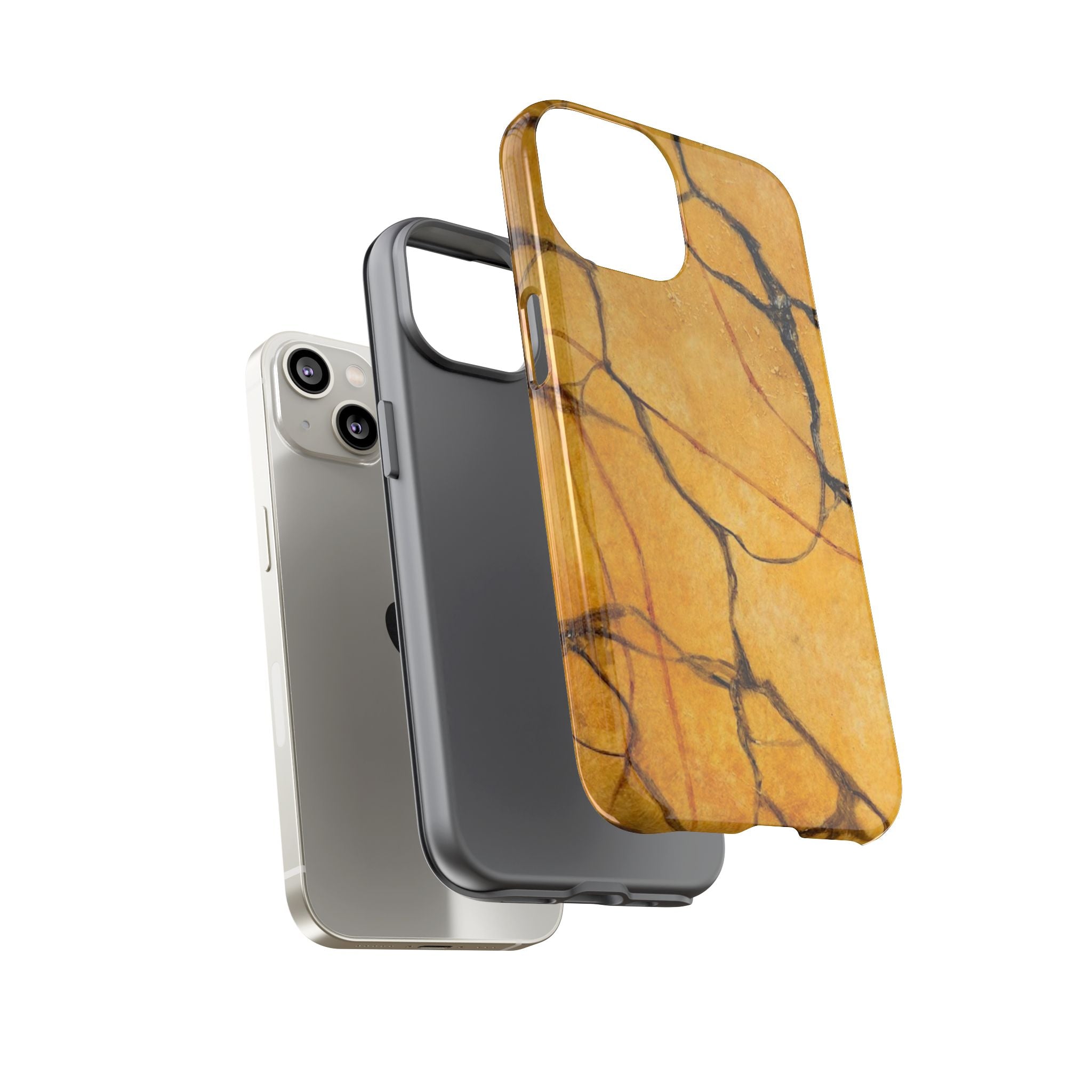 Sexy Gold Marbleized Phone Cases designed by Studio Blitz