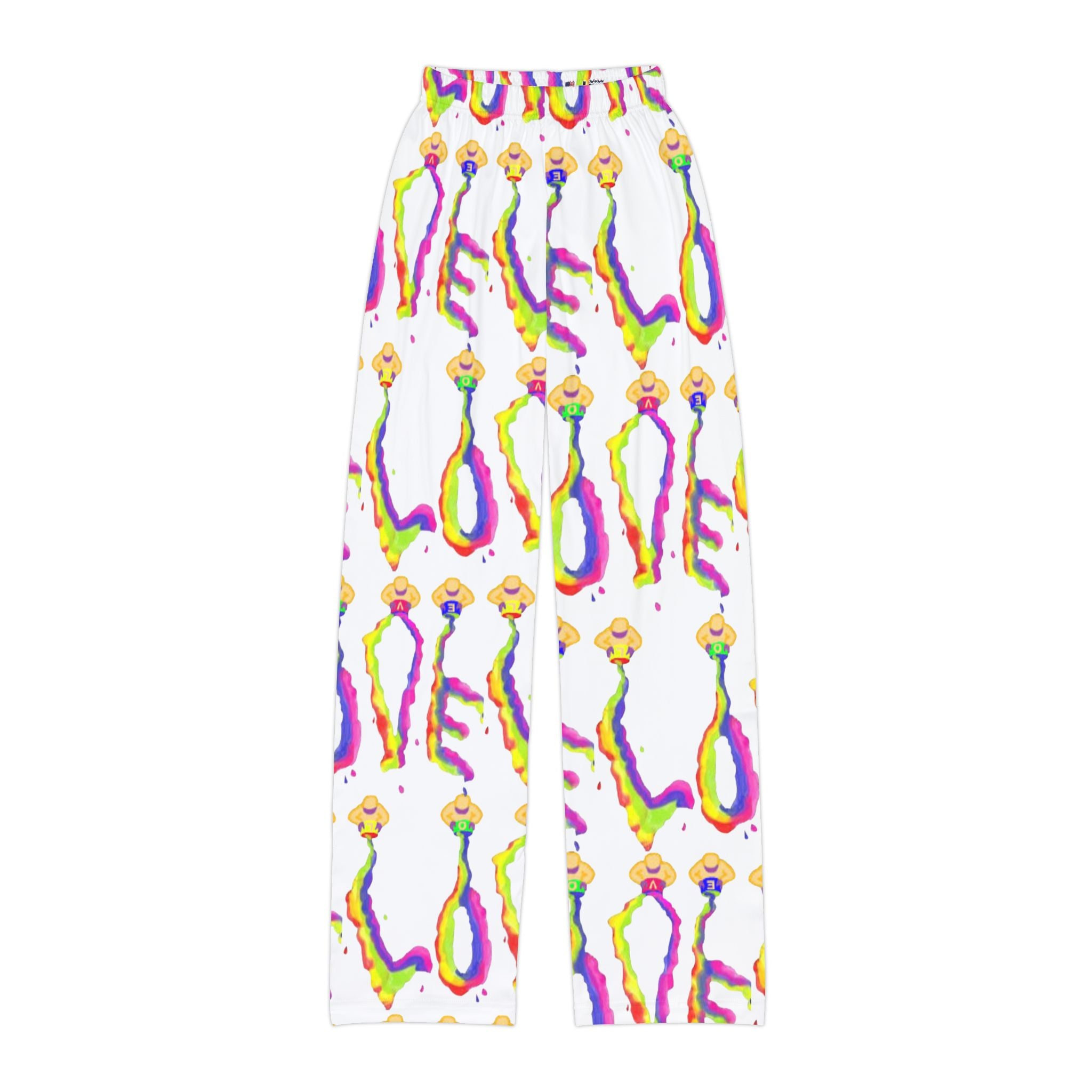 Kidz Colorful LOVE Pajama Pants - Art Painted by Studio Blitz
