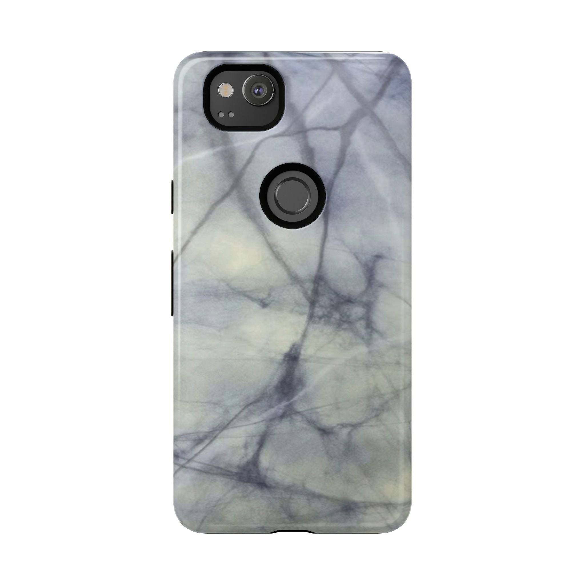 Phone Case, Eye-catching White Marble Look Tough Case by Studio Blitz