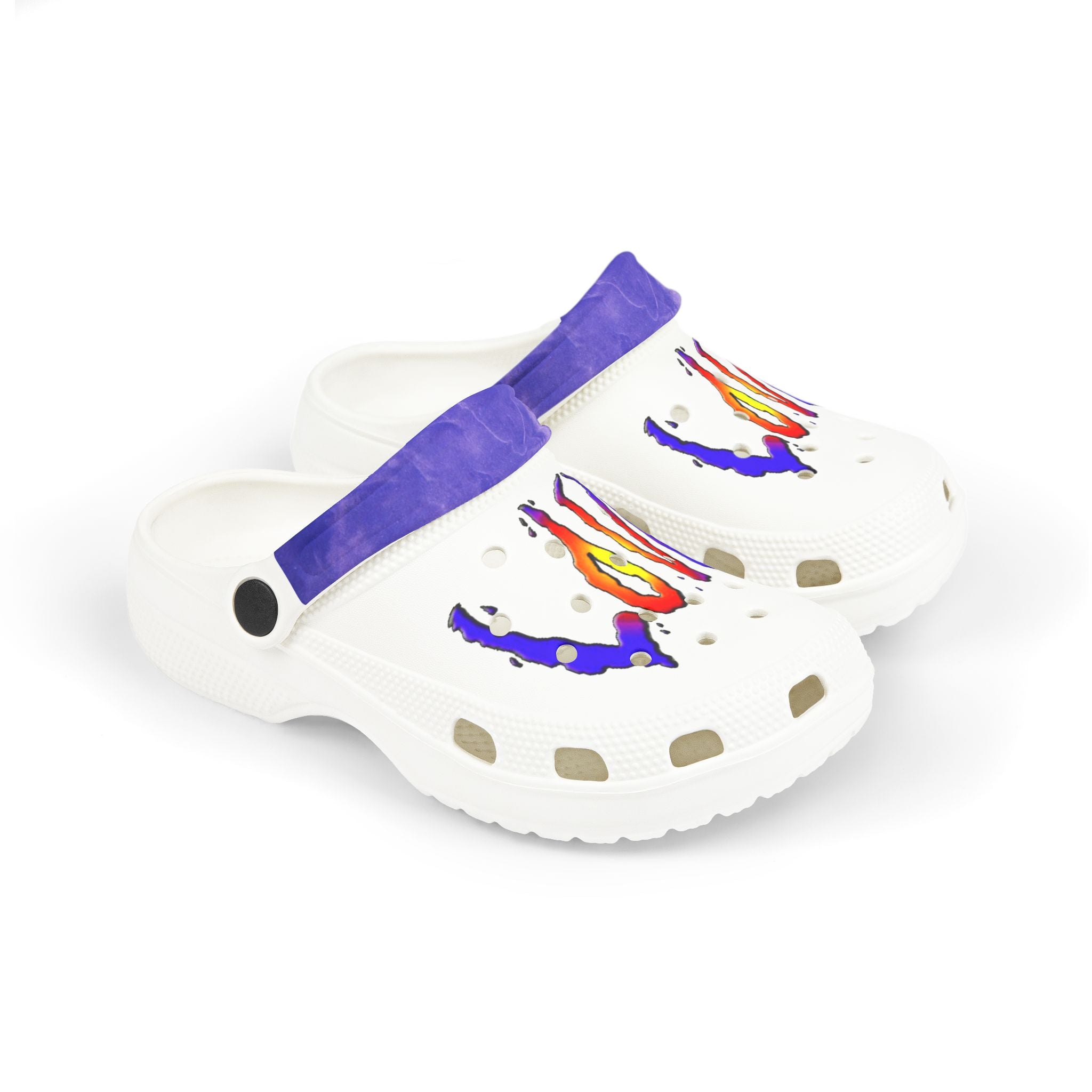 Colorful LOVE Kid's EVA Foam Clogs - Art Design by Studio Blitz