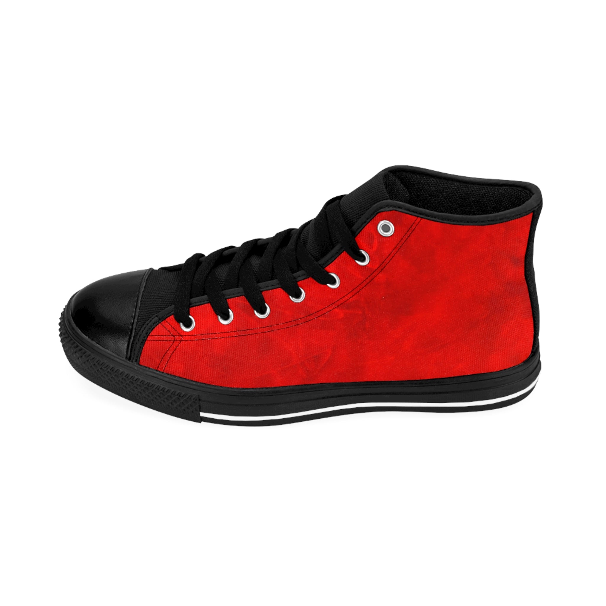 Rebel Bold Men's Sneakers with Red Art Design by Studio Blitz