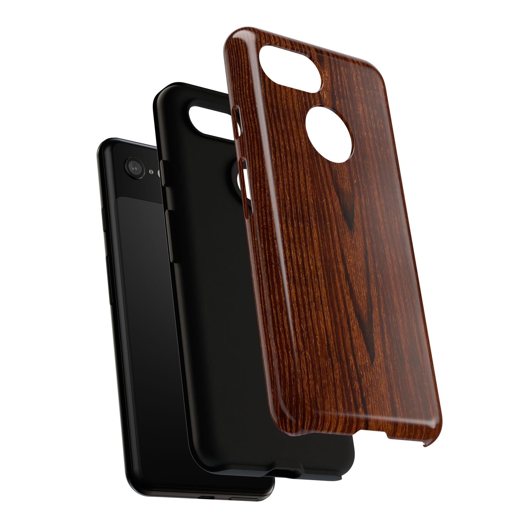 Tough Phone Case in Wooden Design by Studio Blitz