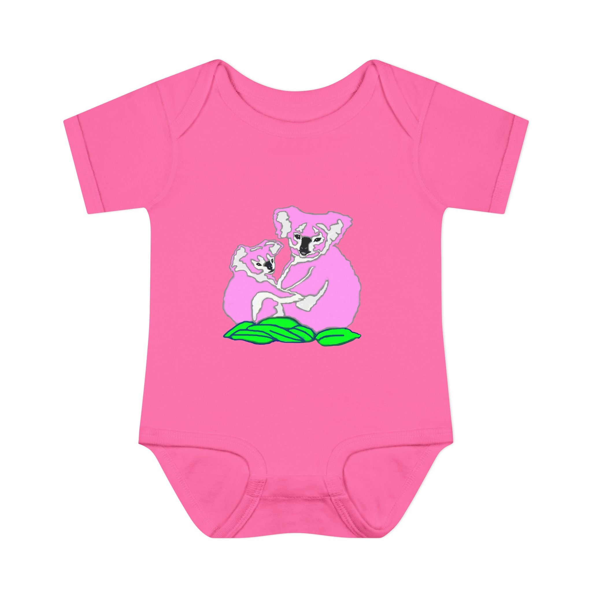 So Cute Pink Koalas designed by Studio Blitz Infant to 24 Mo. Bodysuit