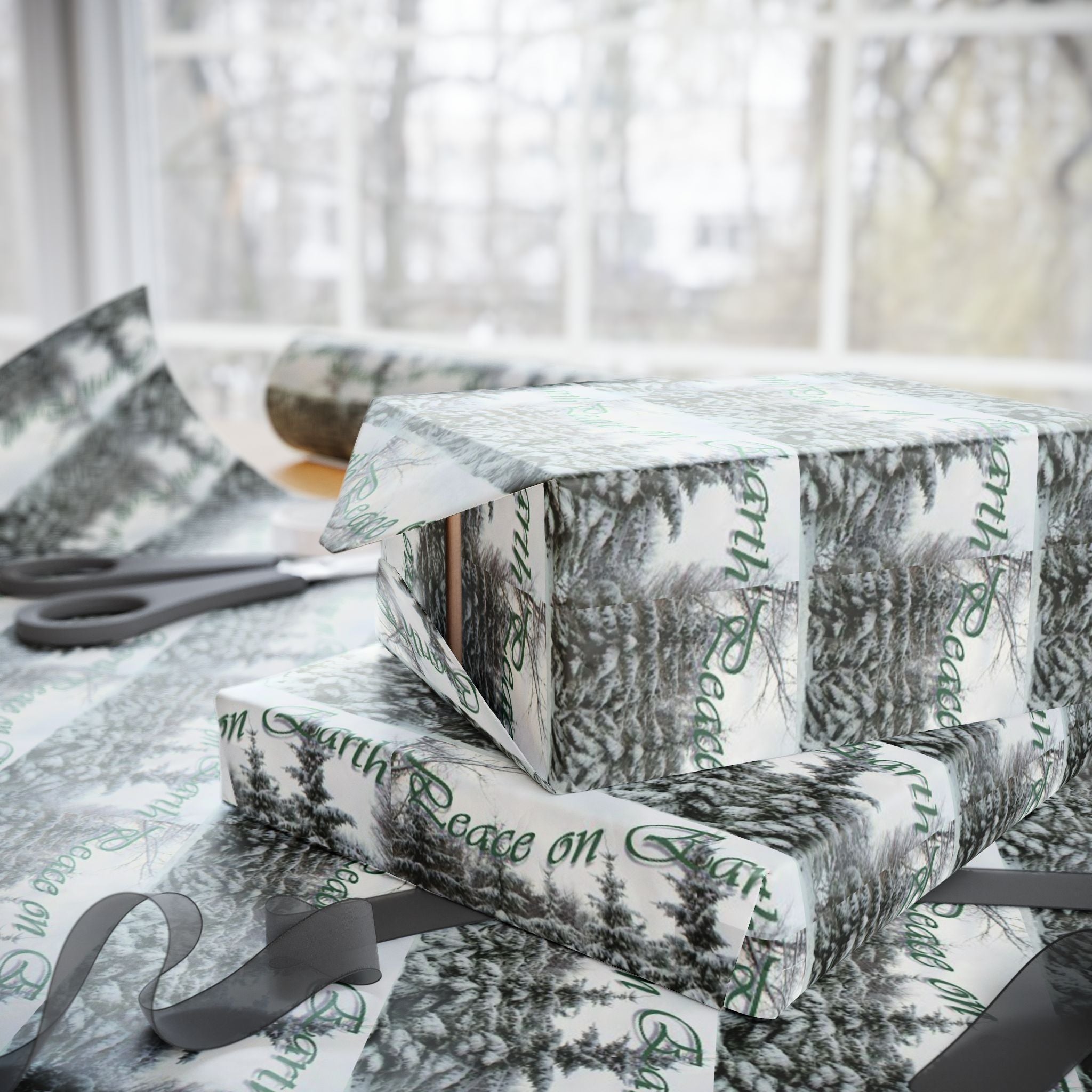 Elegant Holiday Gift Wrapping Paper by Studio Blitz
