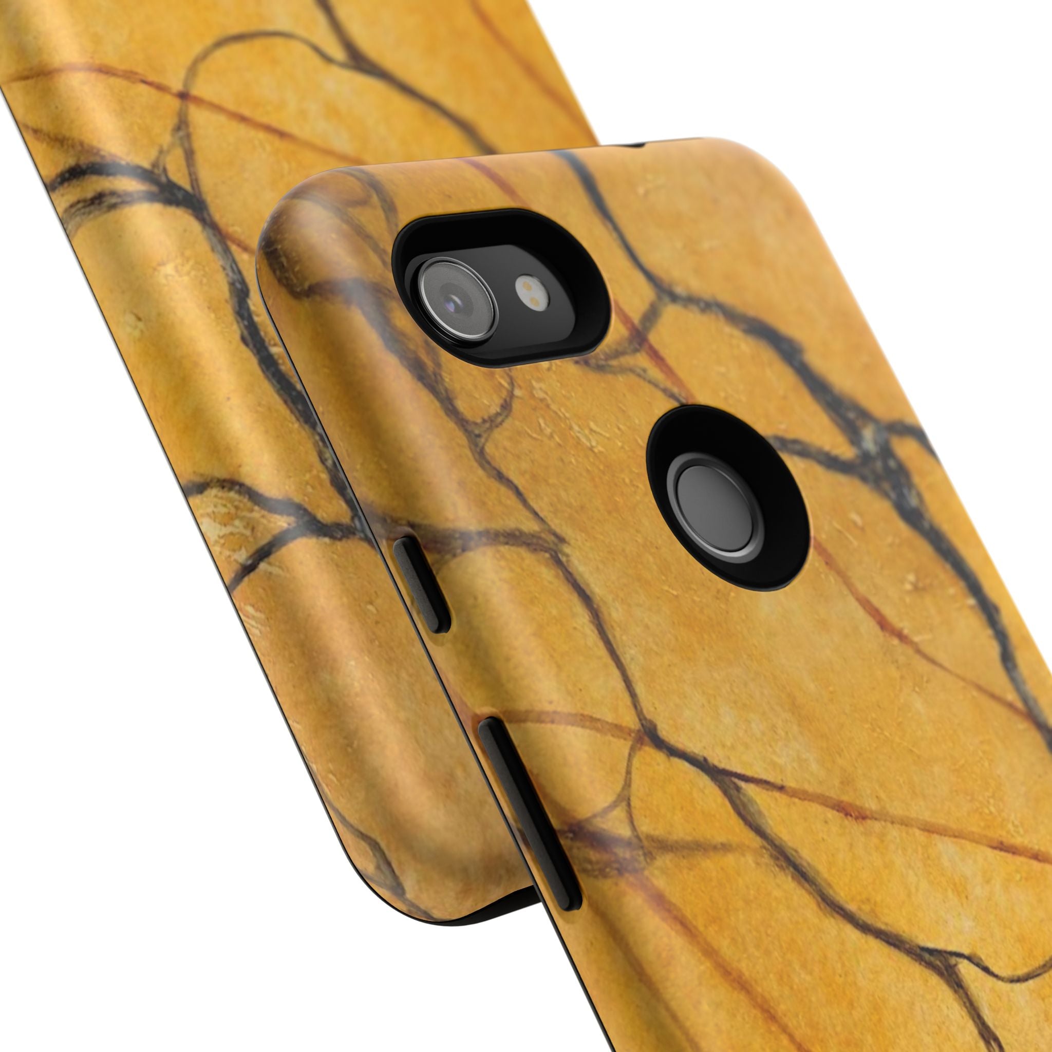 Sexy Gold Marbleized Phone Cases designed by Studio Blitz