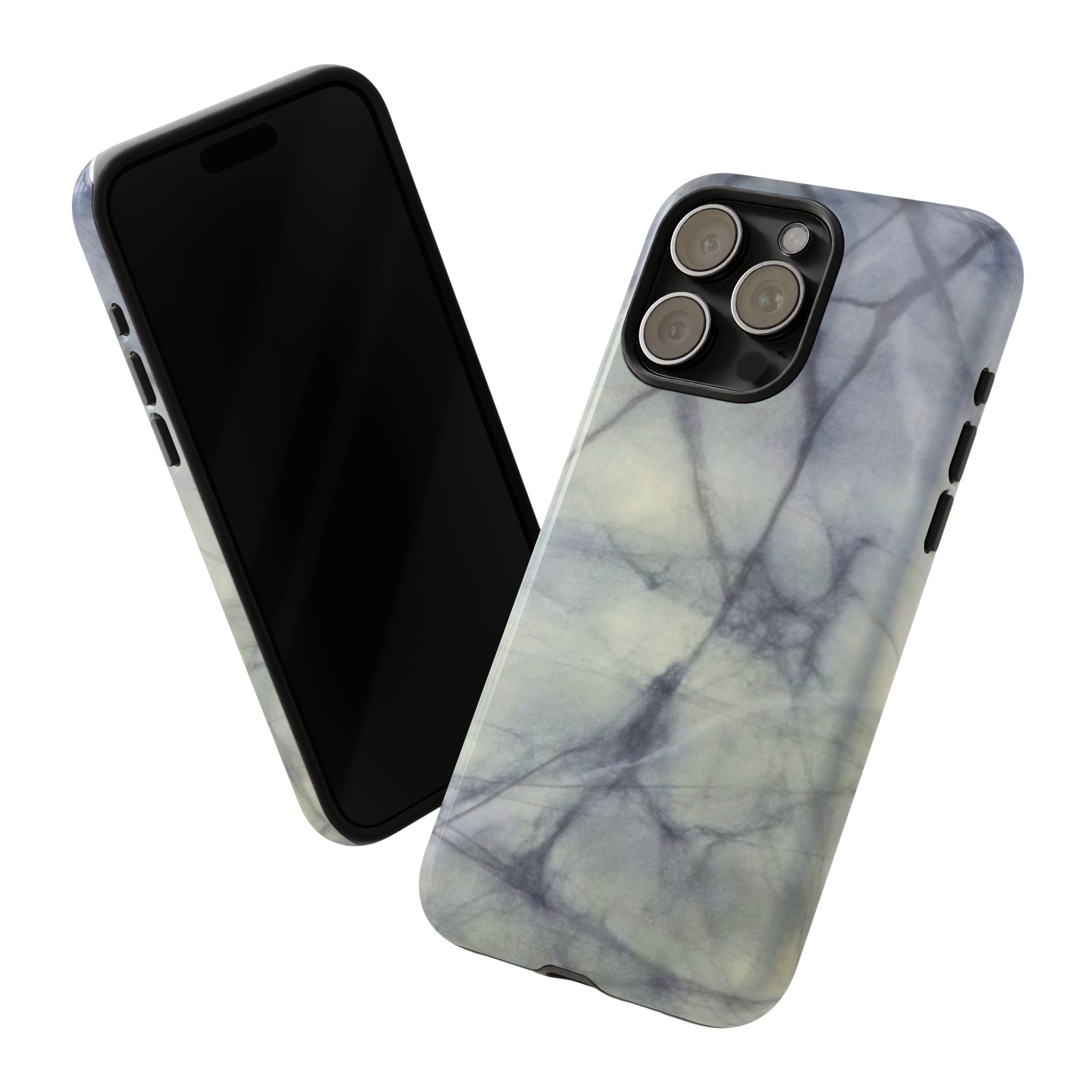 Phone Case, Eye-catching White Marble Look Tough Case by Studio Blitz