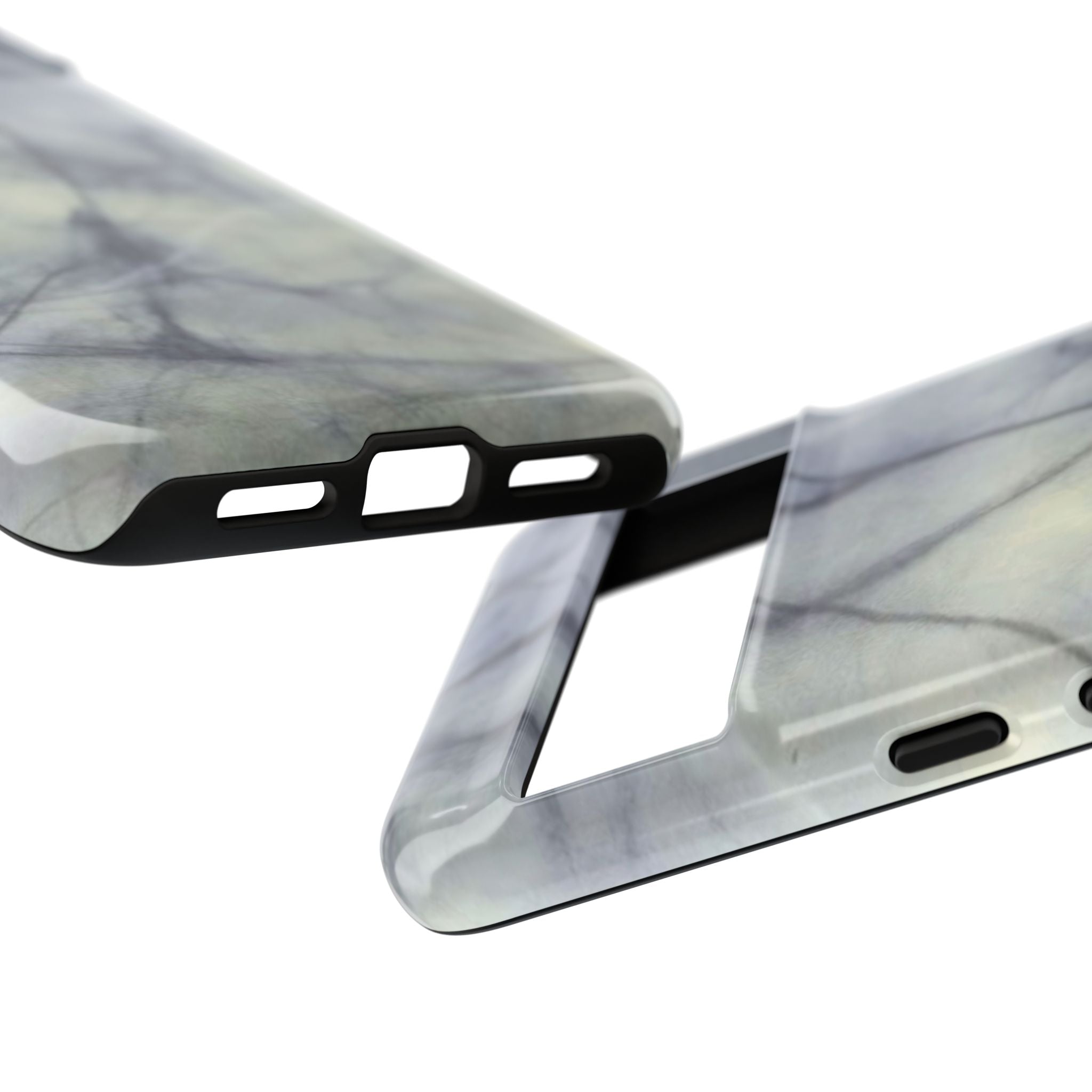 Phone Case, Eye-catching White Marble Look Tough Case by Studio Blitz