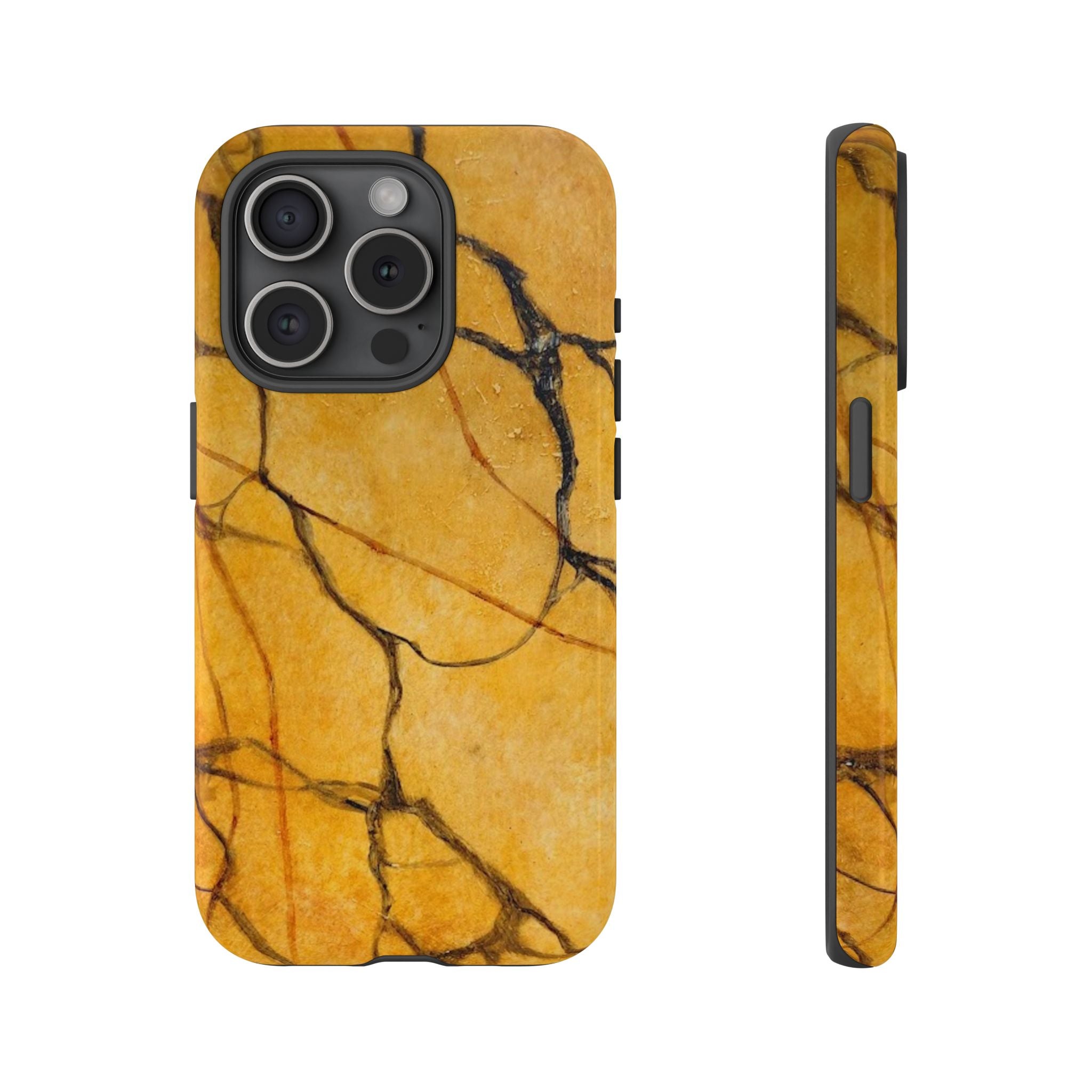 Sexy Gold Marbleized Phone Cases designed by Studio Blitz