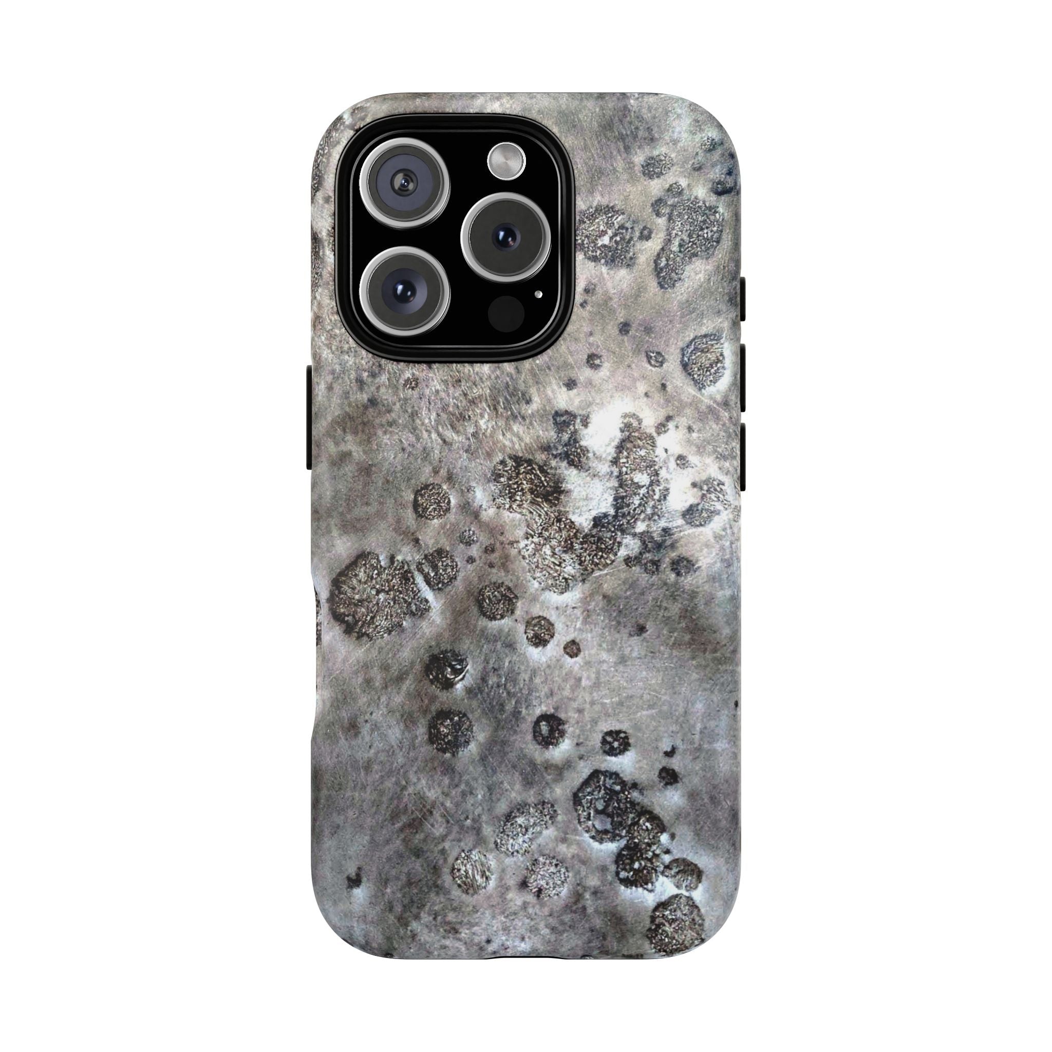Tough Magnetic Phone Case with Moon Rock Art Design by Studio Blitz
