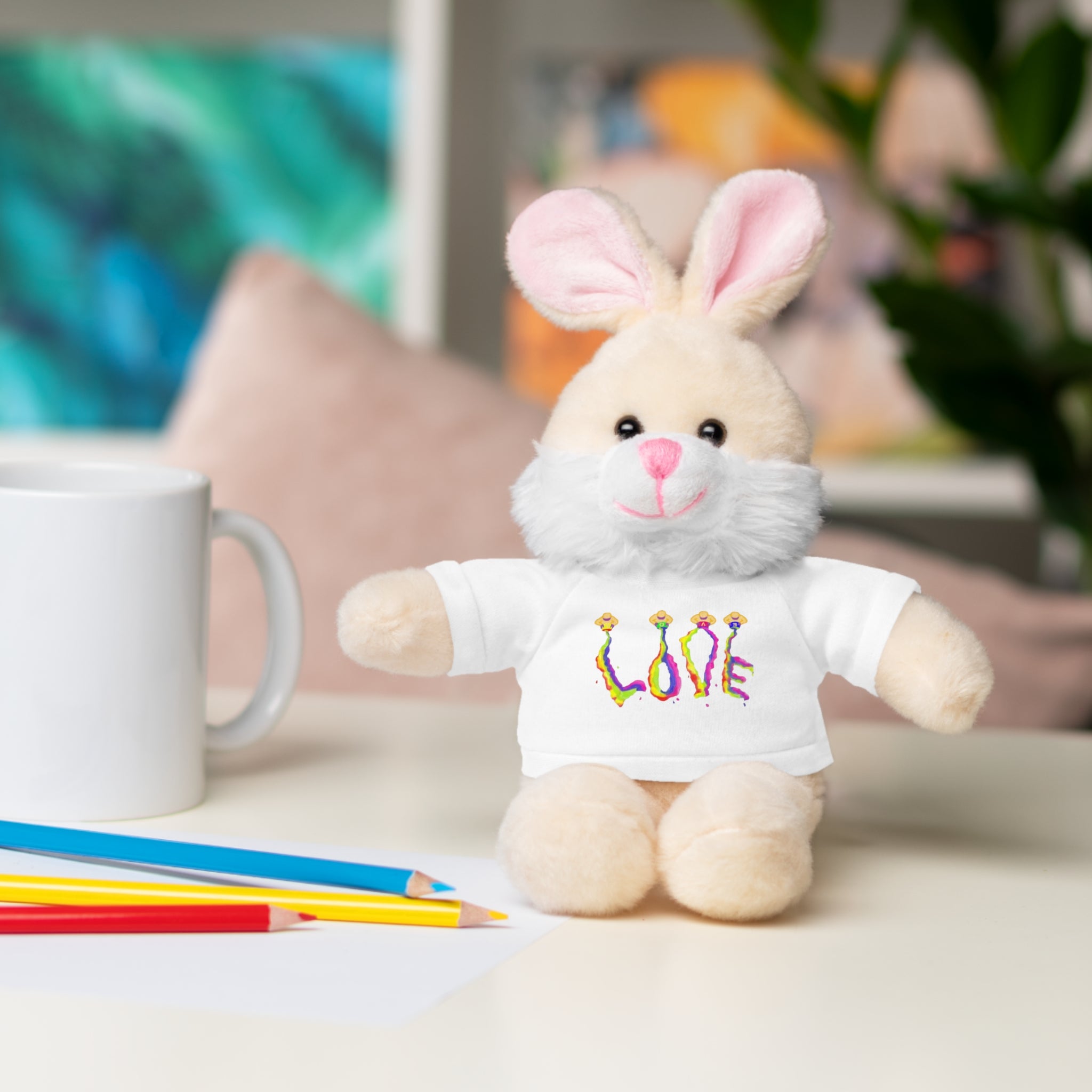 Loveable Stuffed Animals with a Love Tee by Studio Blitz