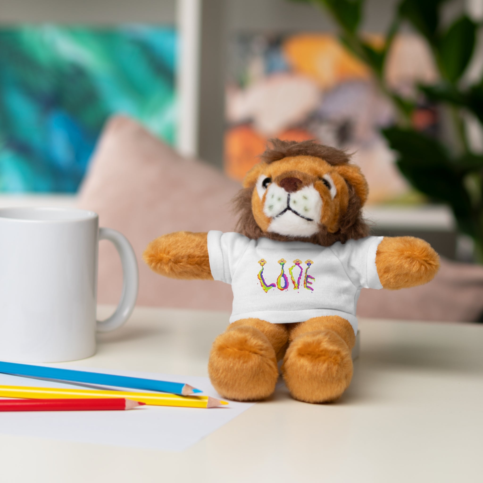 Loveable Stuffed Animals with a Love Tee by Studio Blitz